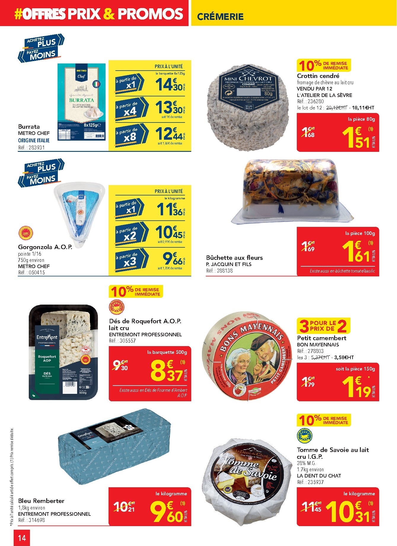 metro - Current Metro - Offres Prix & Promos Restauration leaflet valid from de jeudi 18/06/2026 to du mercredi 15/07/2026 - page: 14