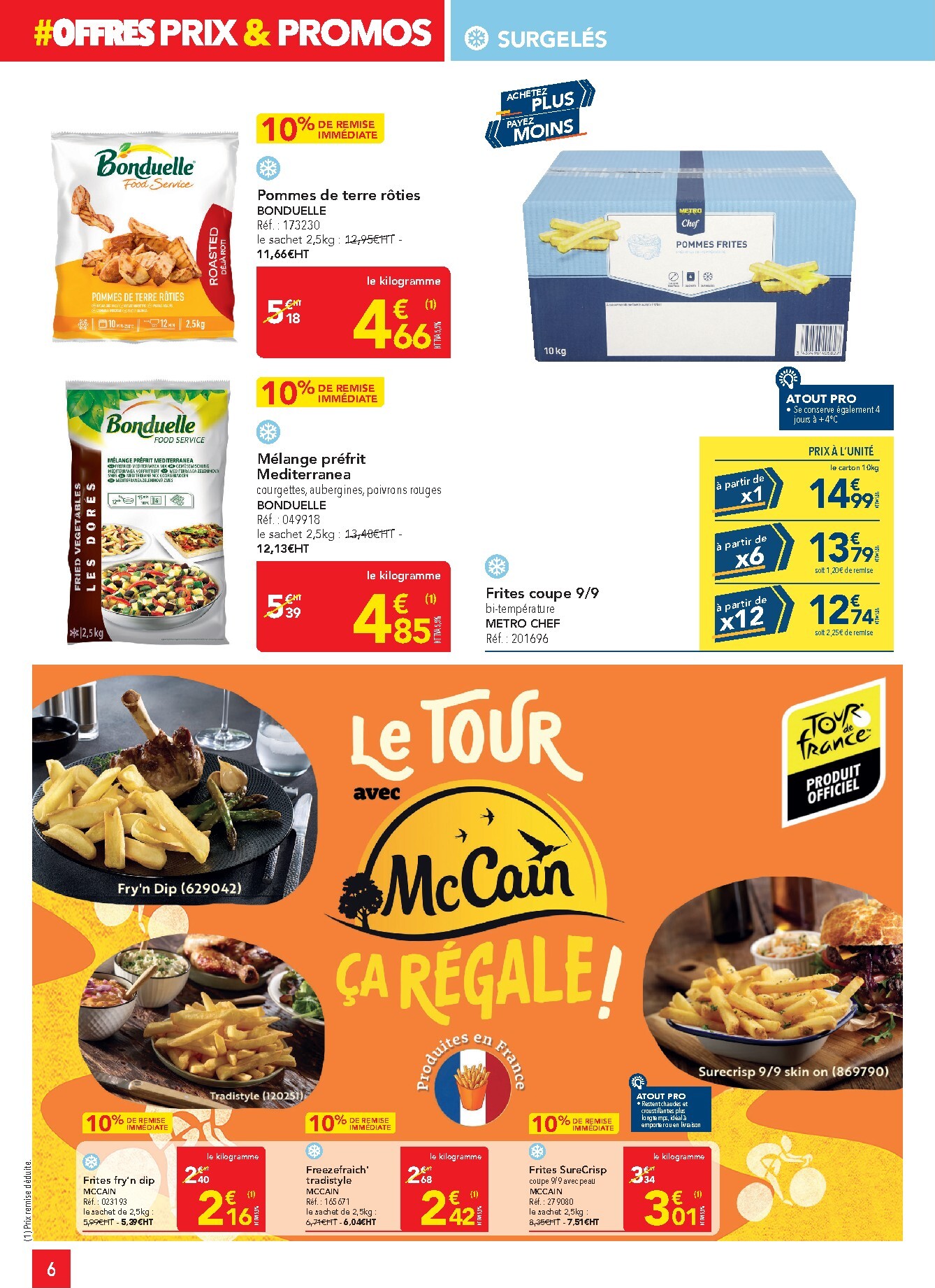 metro - Current Metro - Offres Prix & Promos Restauration leaflet valid from de jeudi 18/06/2026 to du mercredi 15/07/2026 - page: 6