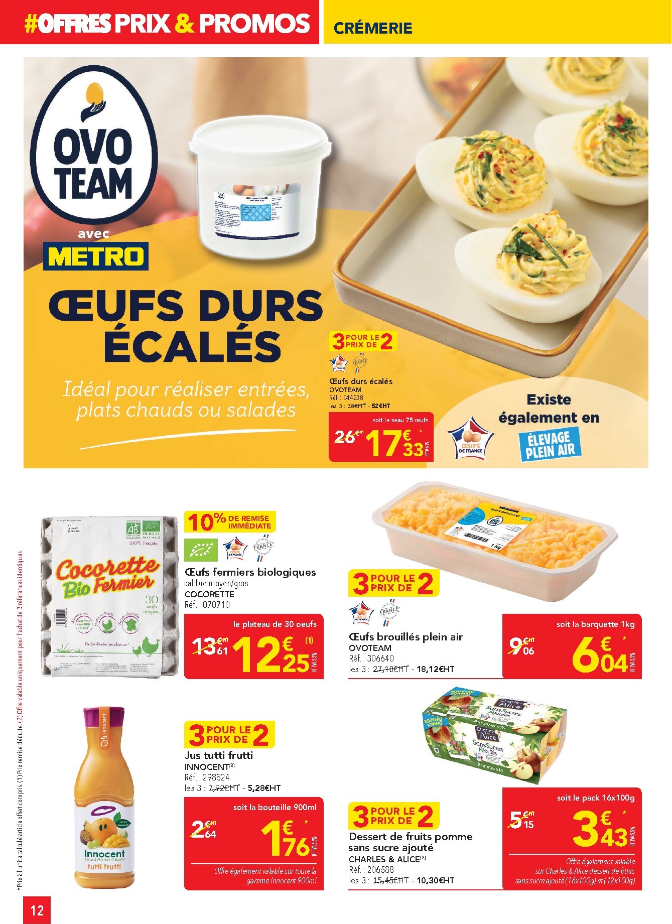 metro - Current Metro - Offres Prix & Promos Restauration leaflet valid from de jeudi 18/06/2026 to du mercredi 15/07/2026 - page: 12