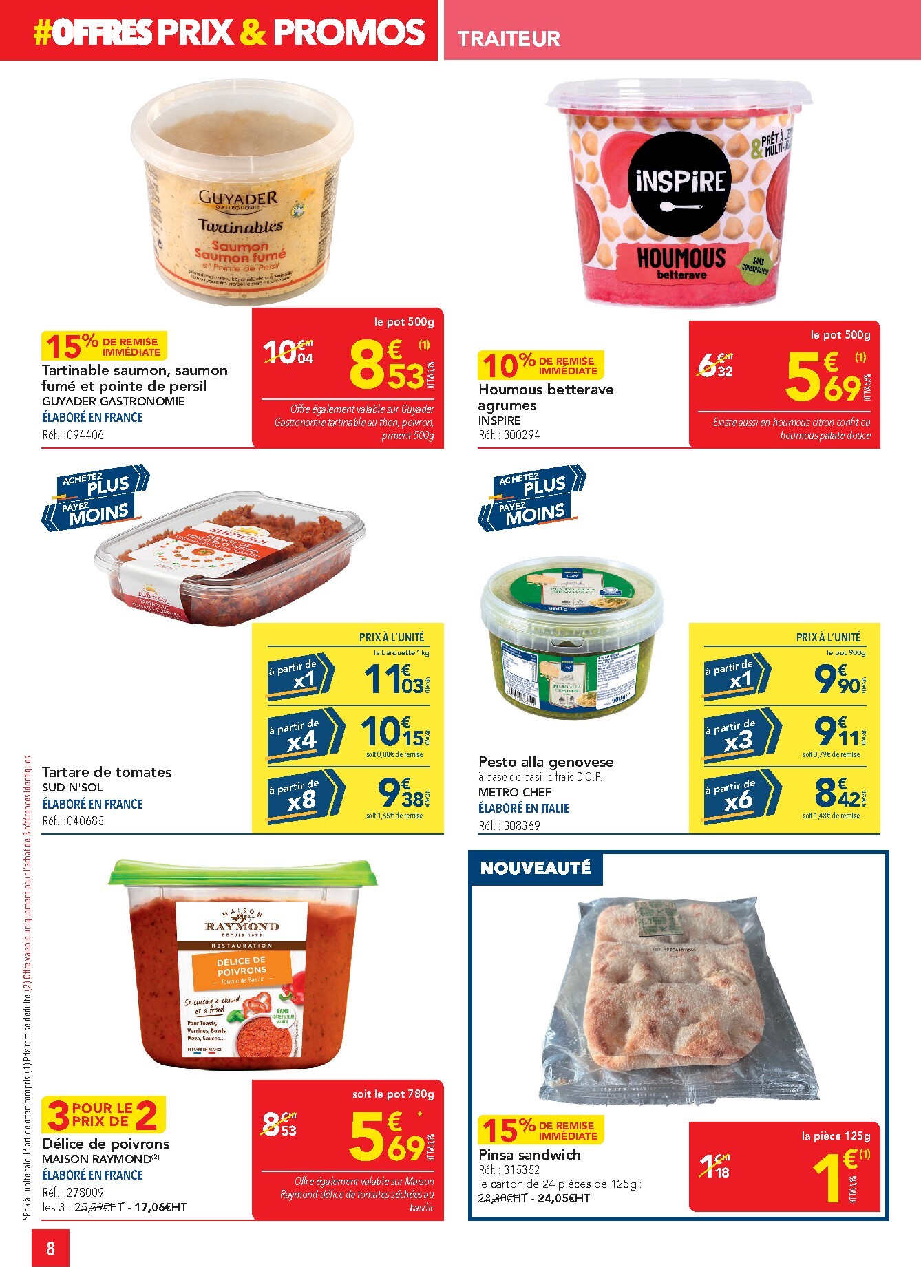 metro - Current Metro - Offres Prix & Promos Restauration leaflet valid from de jeudi 18/06/2026 to du mercredi 15/07/2026 - page: 8