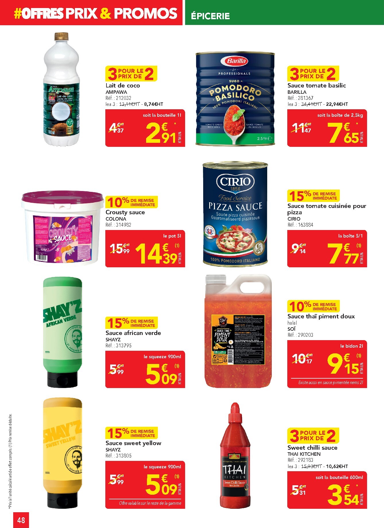 metro - Current Metro - Offres Prix & Promos Restauration leaflet valid from de jeudi 18/06/2026 to du mercredi 15/07/2026 - page: 48
