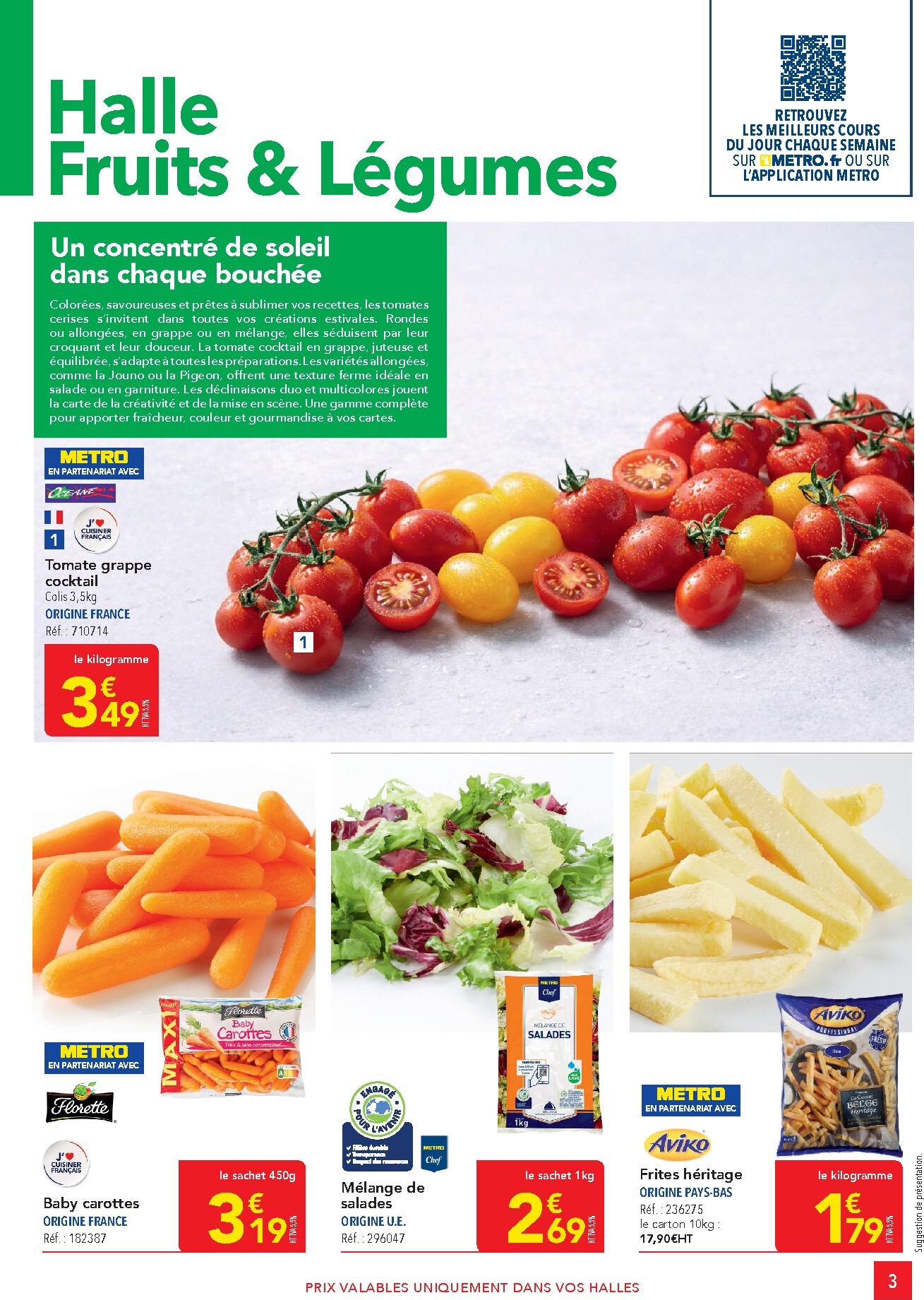 metro - Current Metro - Offres Prix & Promos Restauration leaflet valid from de jeudi 18/06/2026 to du mercredi 15/07/2026 - page: 3