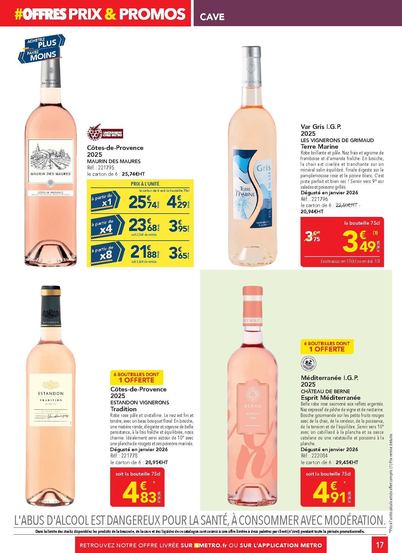metro - Current Metro - Offres Prix & Promos Restauration leaflet valid from de jeudi 18/06/2026 to du mercredi 15/07/2026 - page: 17