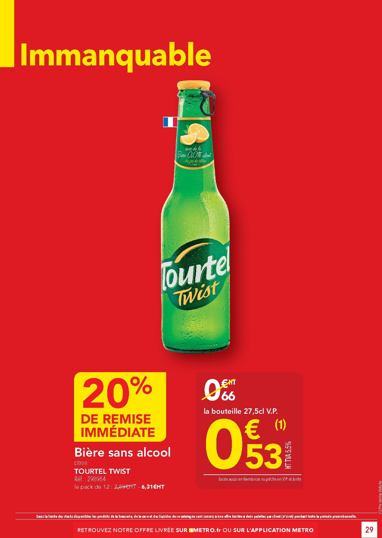 metro - Current Metro - Offres Prix & Promos Restauration leaflet valid from de jeudi 18/06/2026 to du mercredi 15/07/2026 - page: 29