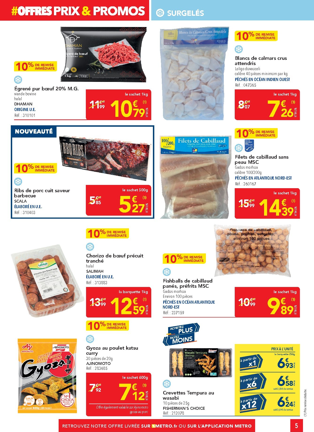 metro - Current Metro - Offres Prix & Promos Restauration leaflet valid from de jeudi 18/06/2026 to du mercredi 15/07/2026 - page: 5