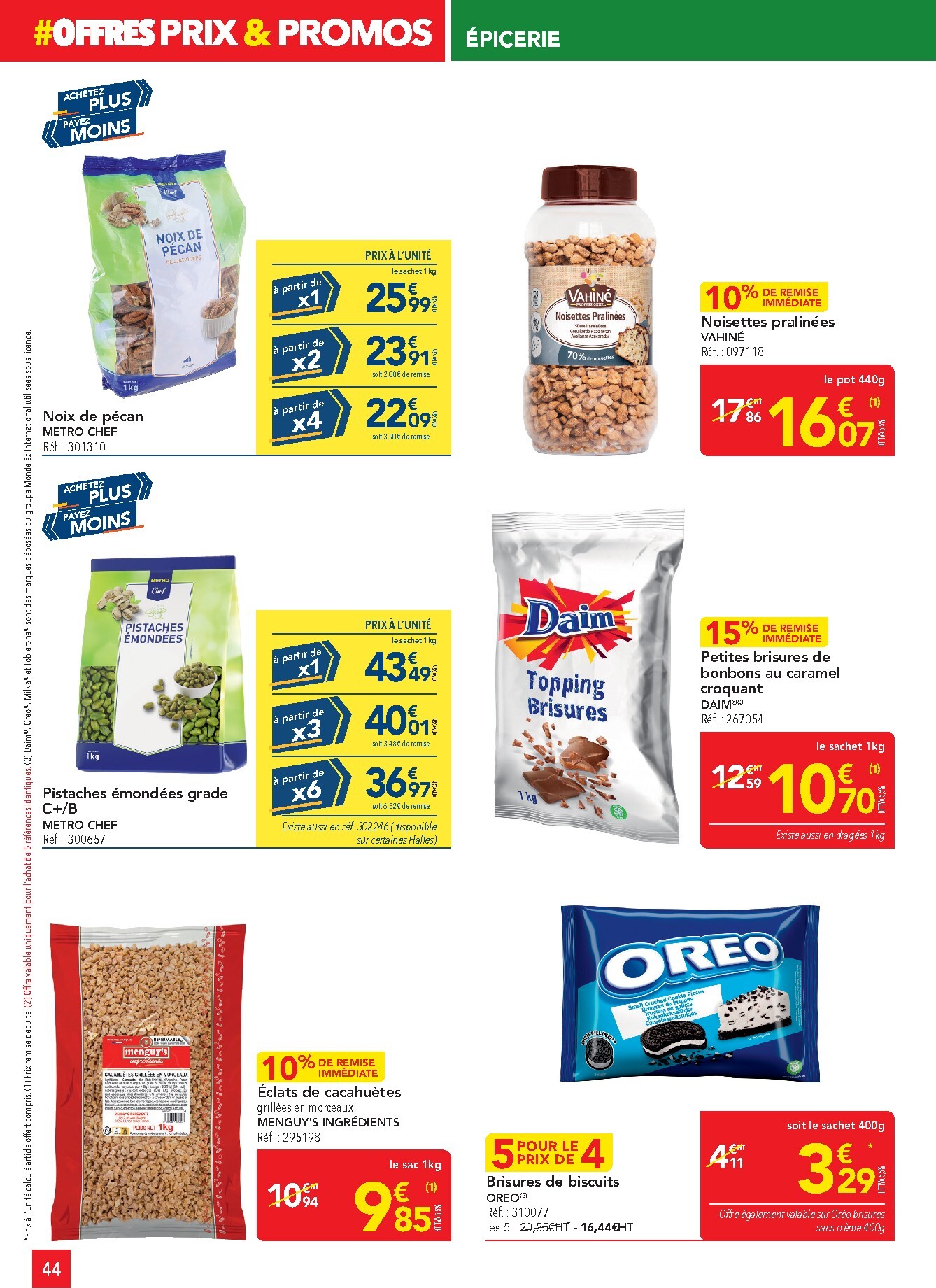 metro - Current Metro - Offres Prix & Promos Restauration leaflet valid from de jeudi 18/06/2026 to du mercredi 15/07/2026 - page: 44