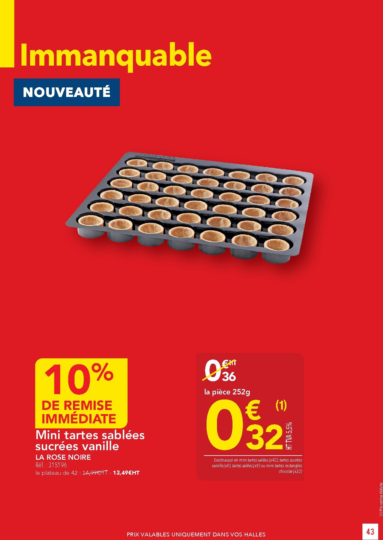 metro - Current Metro - Offres Prix & Promos Restauration leaflet valid from de jeudi 18/06/2026 to du mercredi 15/07/2026 - page: 43