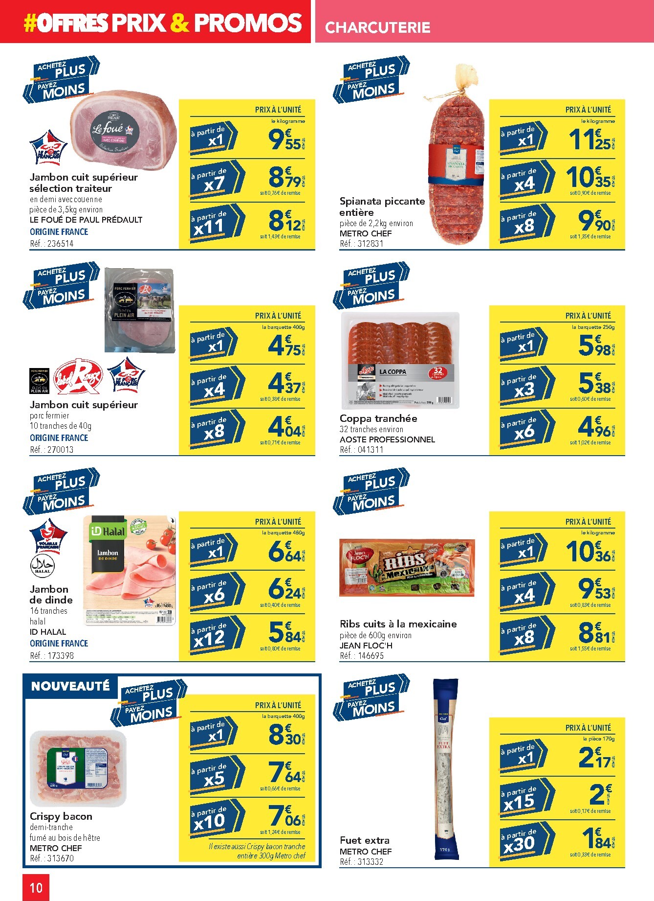 metro - Current Metro - Offres Prix & Promos Restauration leaflet valid from de jeudi 18/06/2026 to du mercredi 15/07/2026 - page: 10