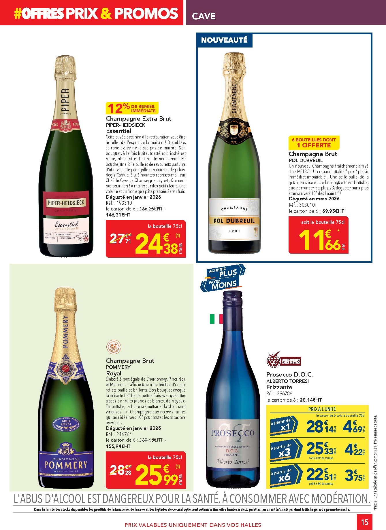 metro - Current Metro - Offres Prix & Promos Restauration leaflet valid from de jeudi 18/06/2026 to du mercredi 15/07/2026 - page: 15