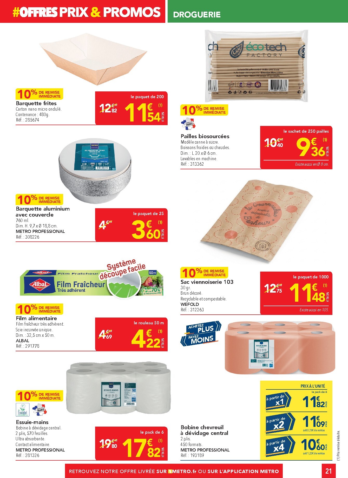 metro - Current Metro - Offres Prix & Promos Supplément leaflet valid from de jeudi 18/06/2026 to du mercredi 15/07/2026 - page: 21