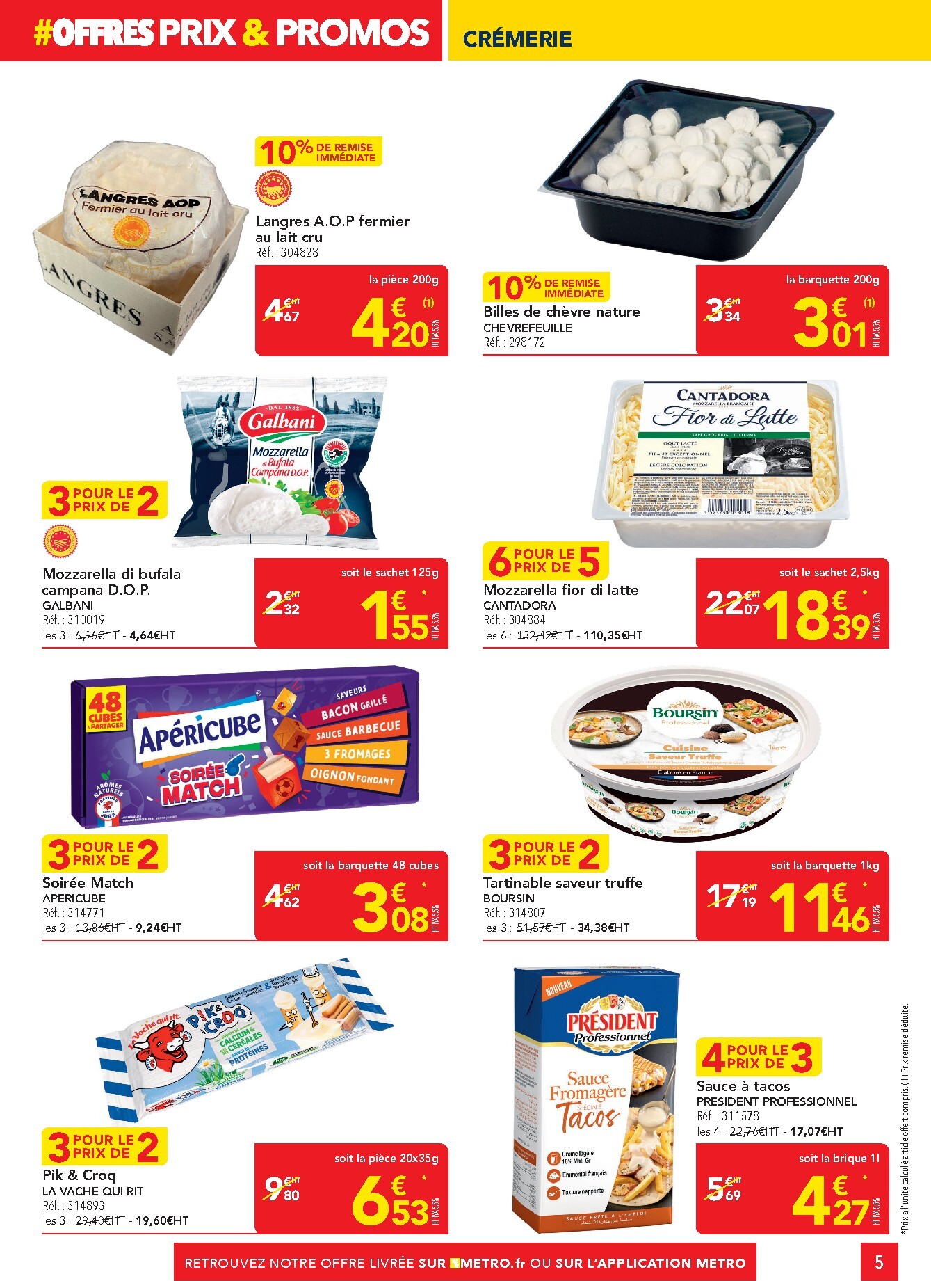 metro - Current Metro - Offres Prix & Promos Supplément leaflet valid from de jeudi 18/06/2026 to du mercredi 15/07/2026 - page: 5