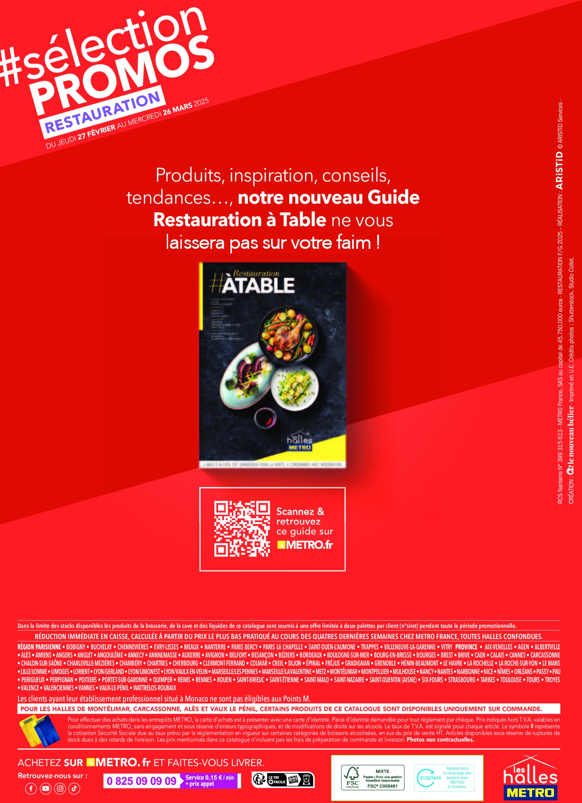 metro - Catalogue Metro - Sélection Promo Restauration valable dès 27/02 - 26/03 - page: 44 metro - Catalogue Metro - Sélection Promo Restauration valable dès 27/02 - 26/03 - page: 44