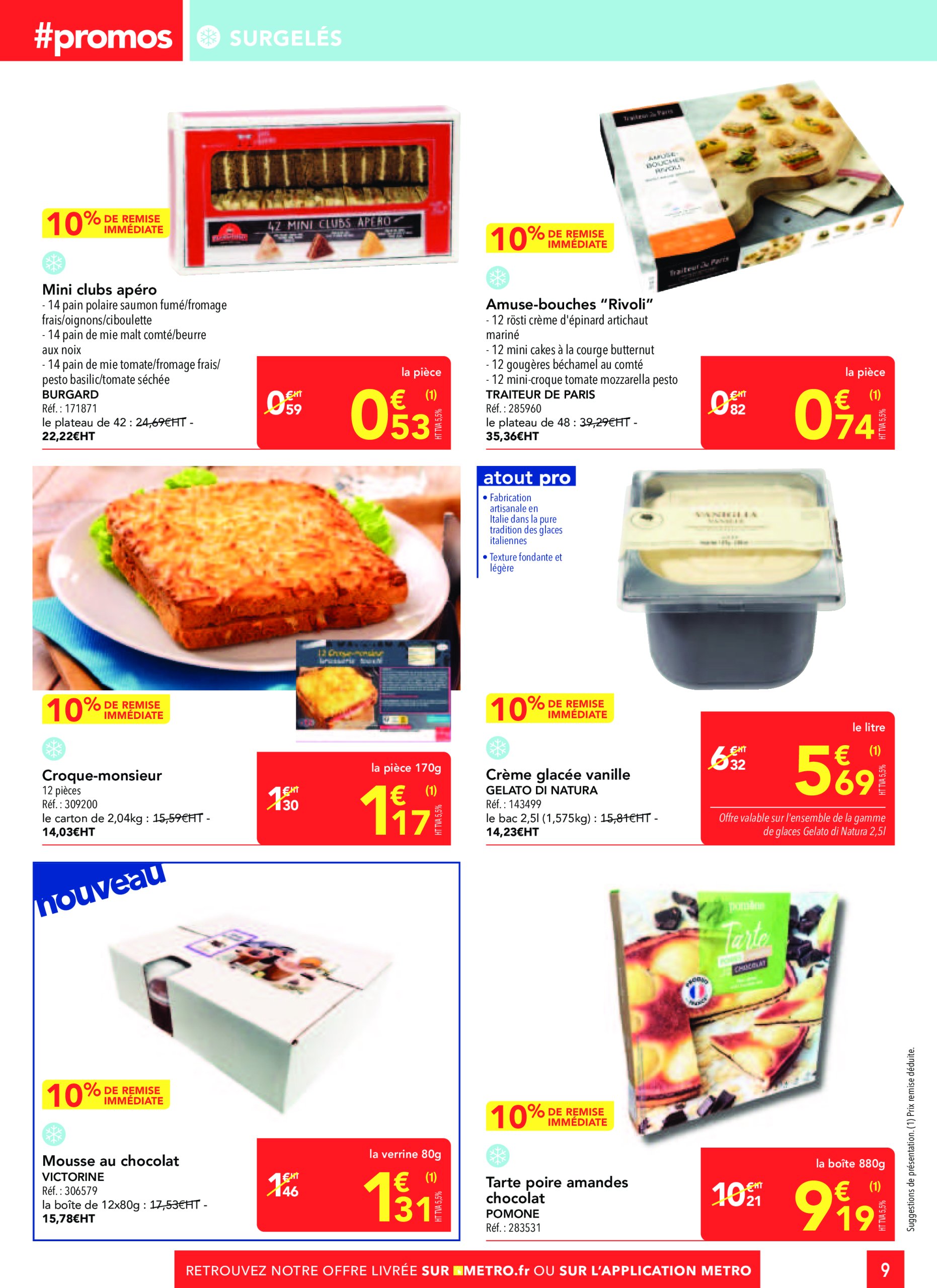 metro - Catalogue Metro - Sélection Promo Restauration valable dès 27/02 - 26/03 - page: 9 metro - Catalogue Metro - Sélection Promo Restauration valable dès 27/02 - 26/03 - page: 9