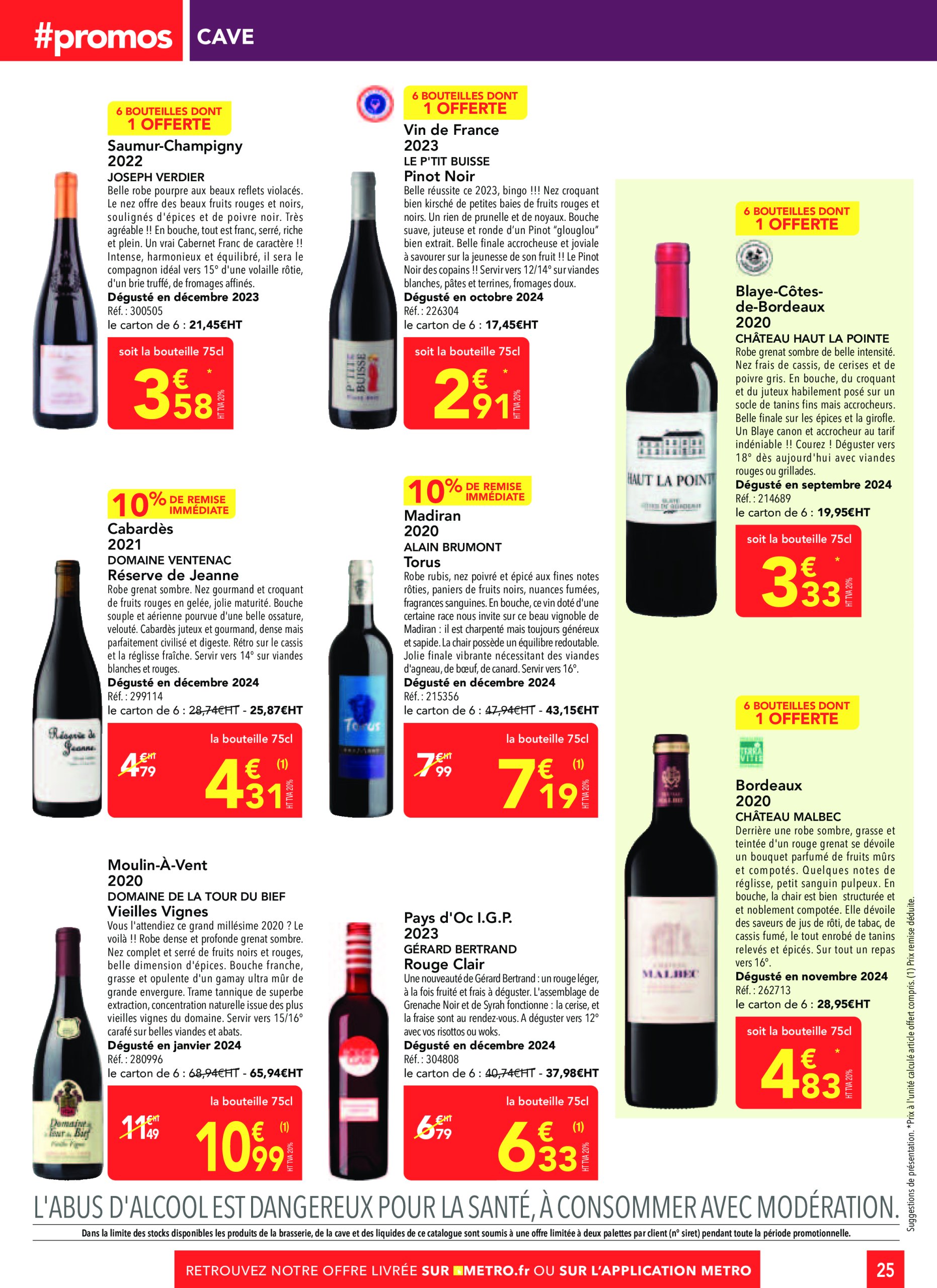 metro - Catalogue Metro - Sélection Promo Restauration valable dès 27/02 - 26/03 - page: 25 metro - Catalogue Metro - Sélection Promo Restauration valable dès 27/02 - 26/03 - page: 25
