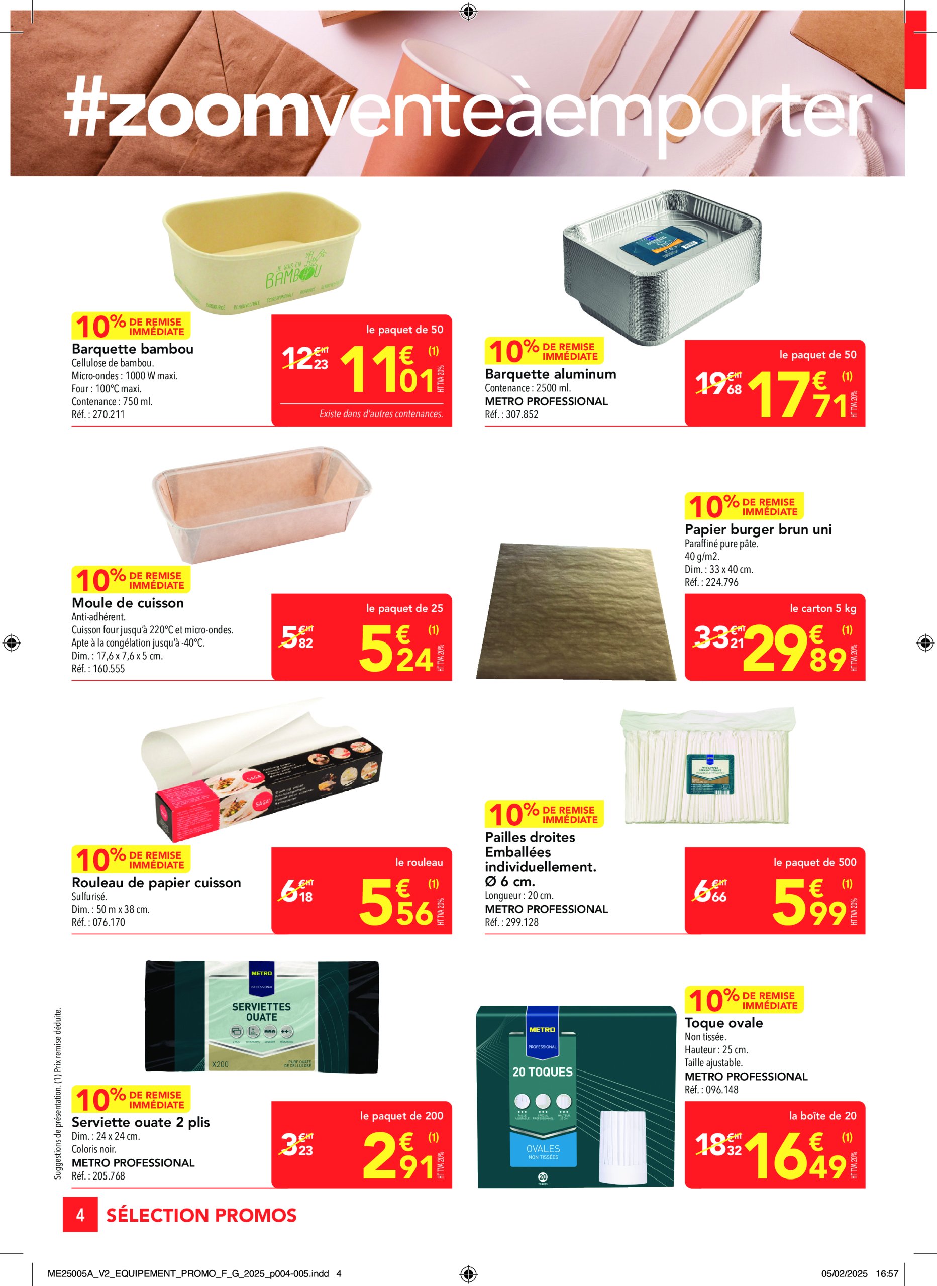 metro - Catalogue Metro - Sélection Promos Equipement valable dès 27/02 - 26/03 - page: 4