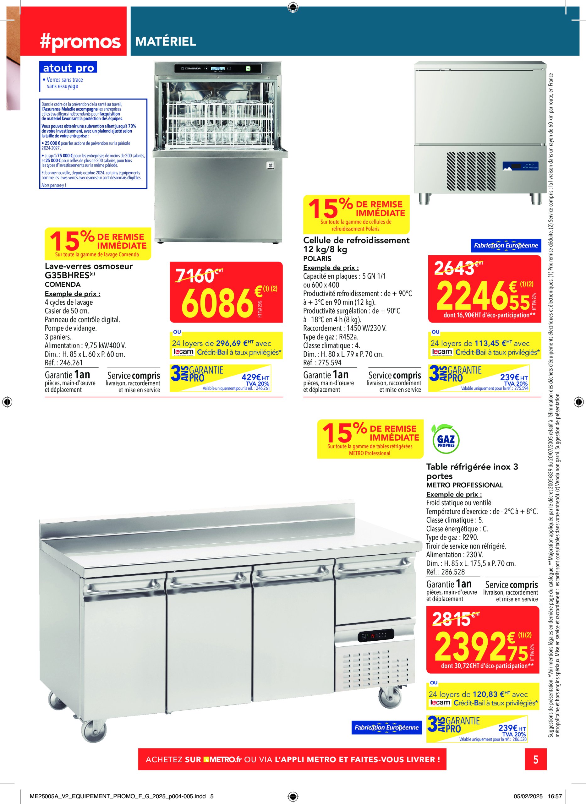 metro - Catalogue Metro - Sélection Promos Equipement valable dès 27/02 - 26/03 - page: 5