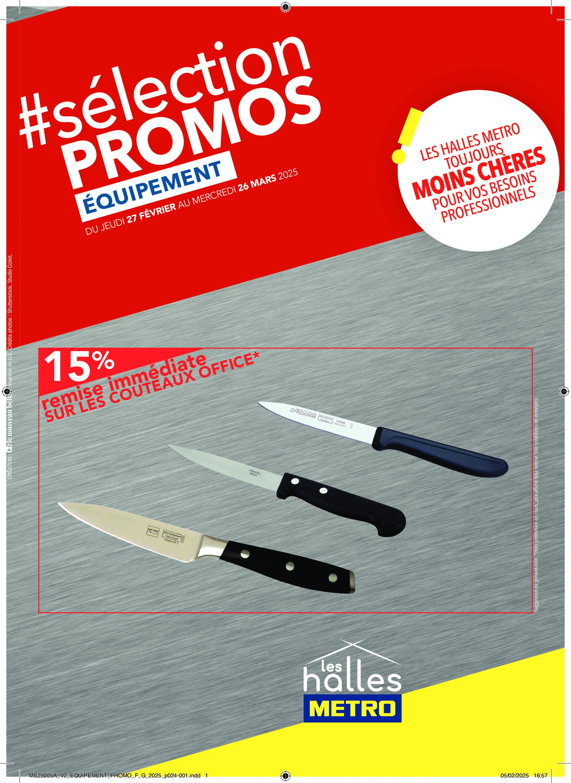 metro - Catalogue Metro - Sélection Promos Equipement valable dès 27/02 - 26/03
