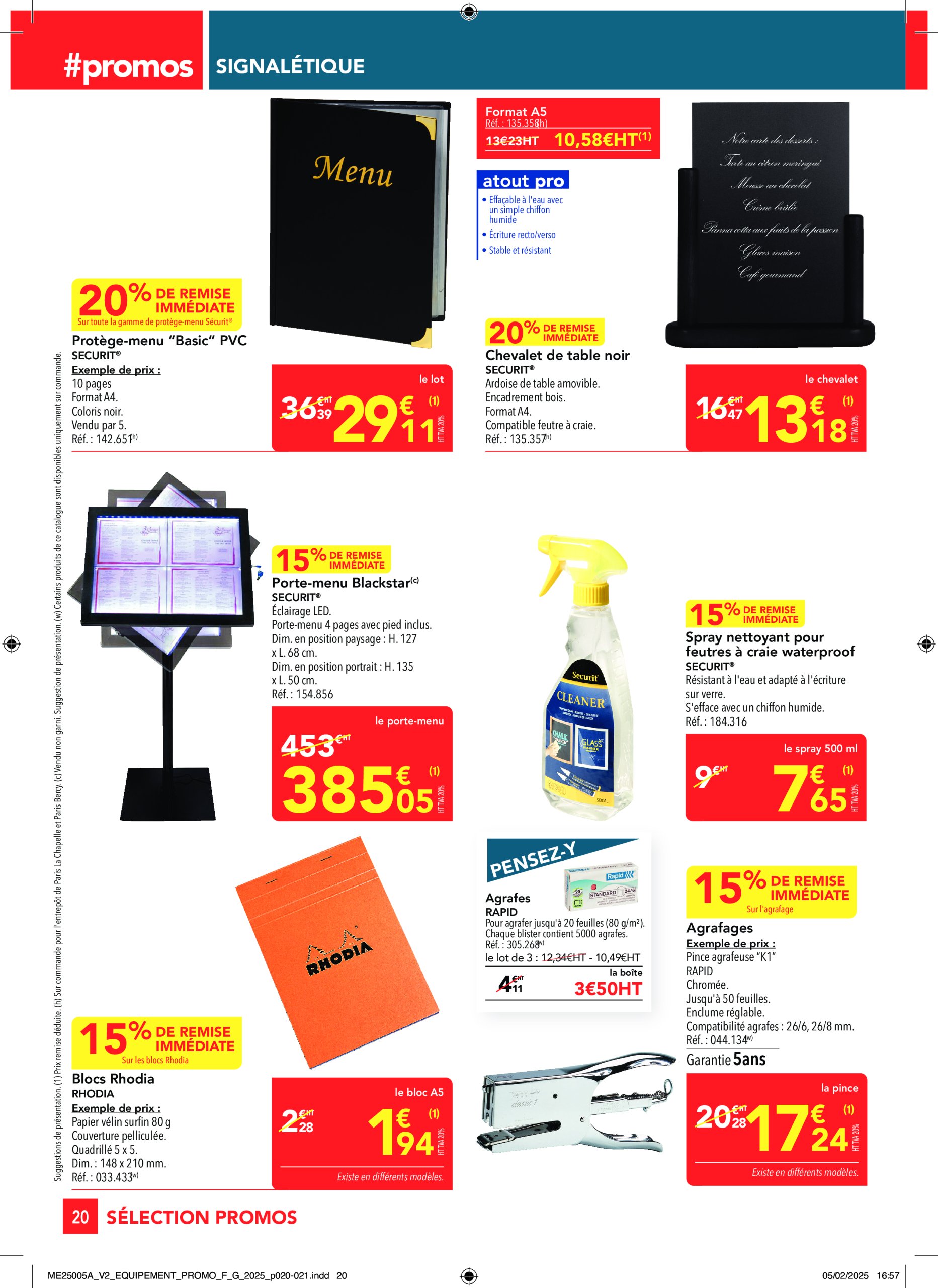 metro - Catalogue Metro - Sélection Promos Equipement valable dès 27/02 - 26/03 - page: 20