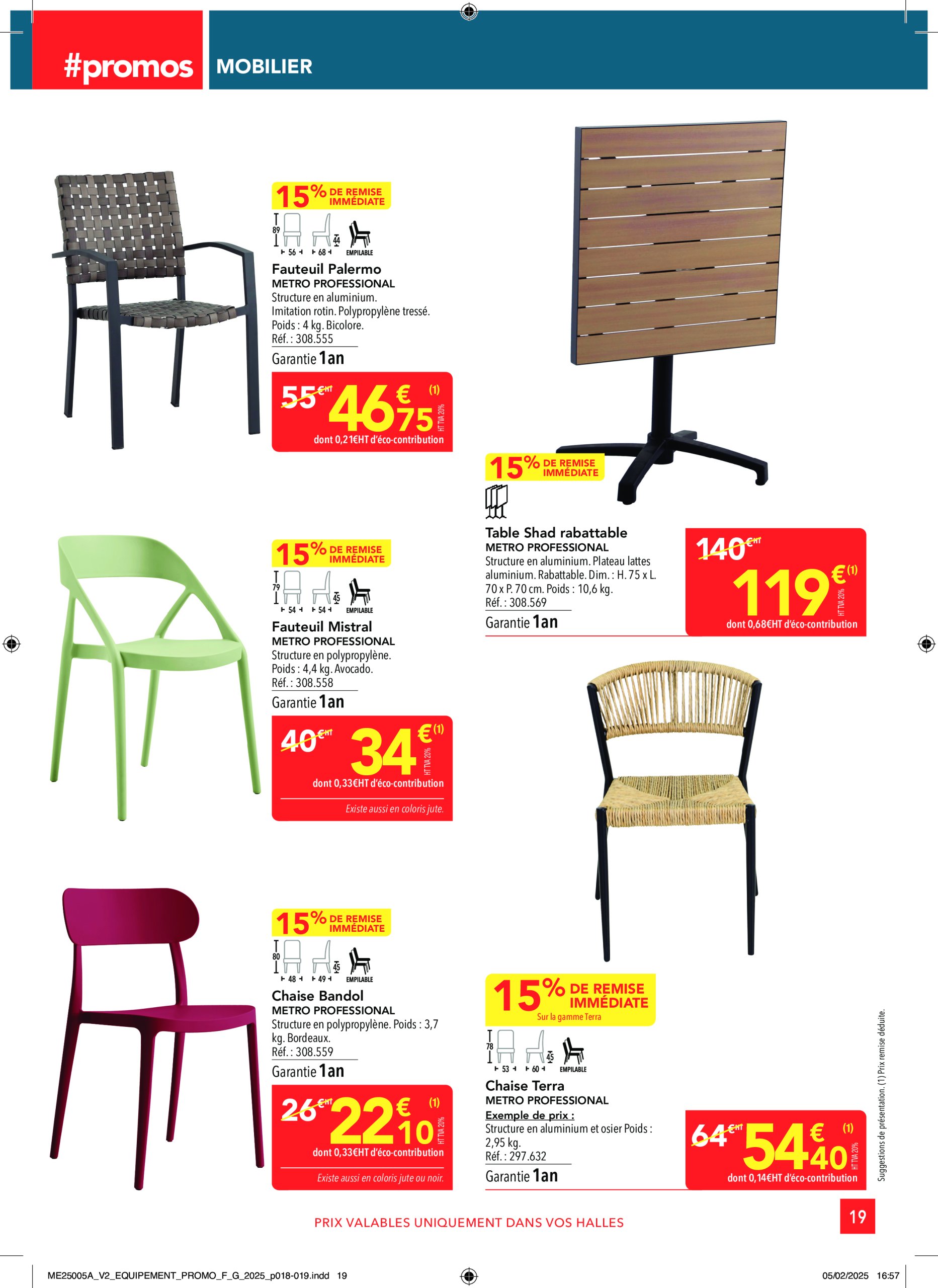 metro - Catalogue Metro - Sélection Promos Equipement valable dès 27/02 - 26/03 - page: 19