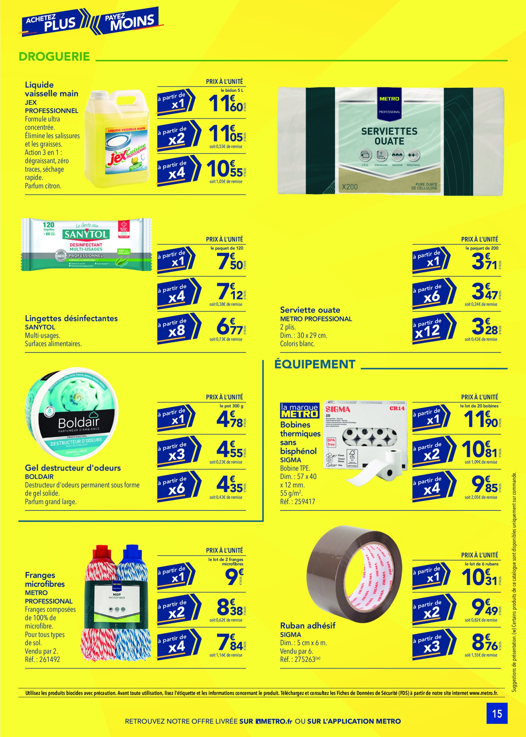 metro - Catalogue Metro - Achetez plus, Payez moins valable dès 30/01 - 26/03 - page: 15