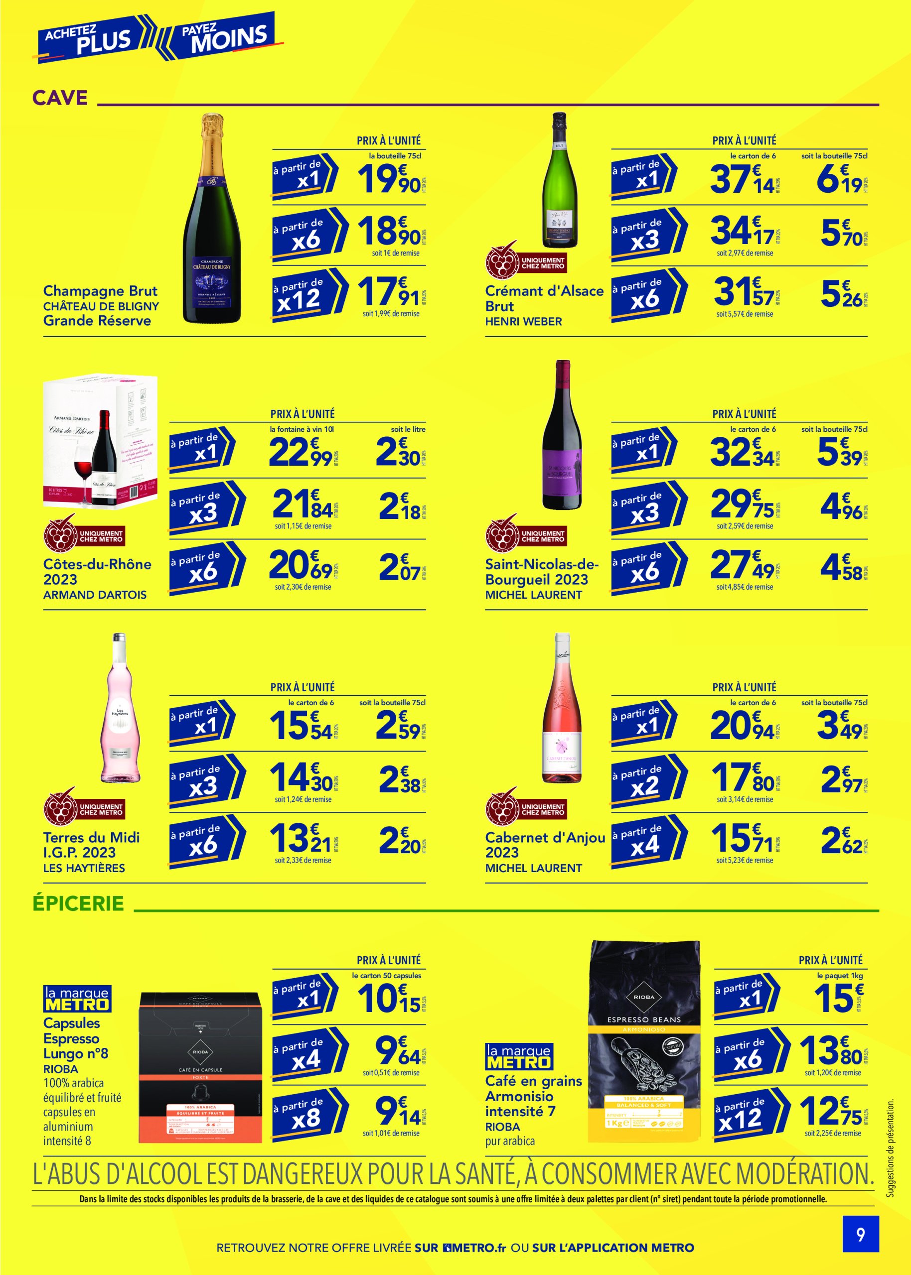 metro - Catalogue Metro - Achetez plus, Payez moins valable dès 30/01 - 26/03 - page: 9