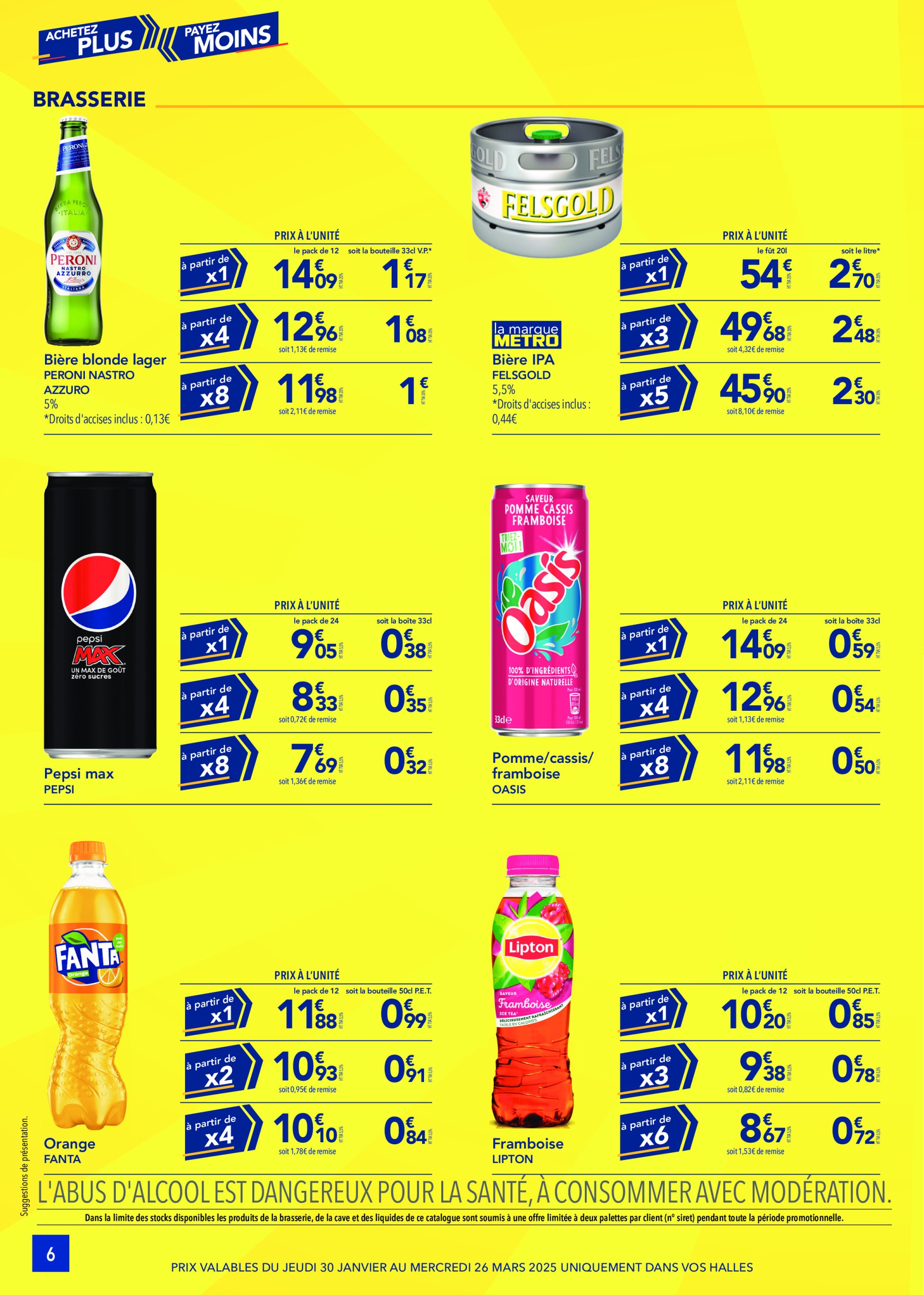 metro - Catalogue Metro - Achetez plus, Payez moins valable dès 30/01 - 26/03 - page: 6