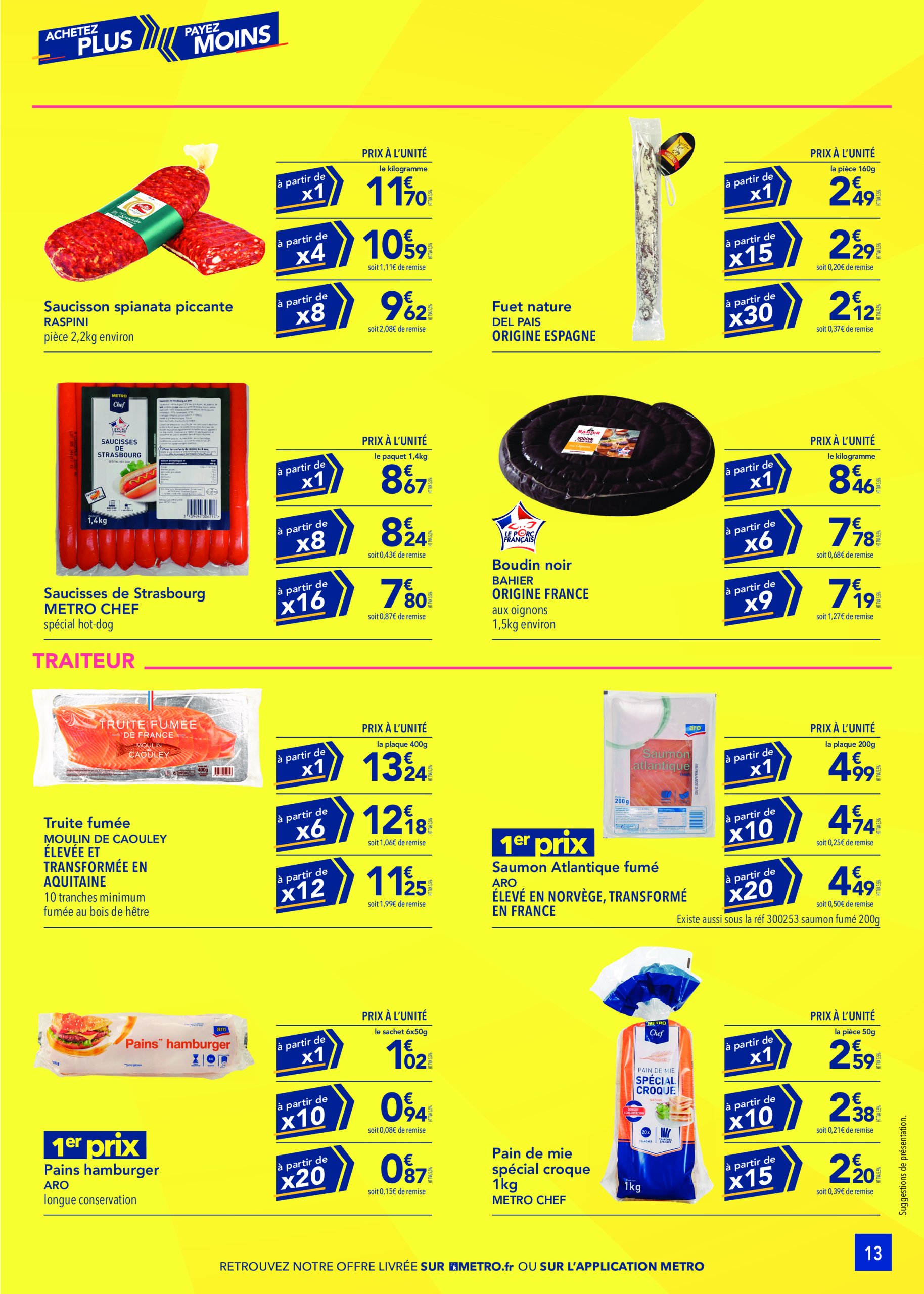 metro - Catalogue Metro - Achetez plus, Payez moins valable dès 30/01 - 26/03 - page: 13