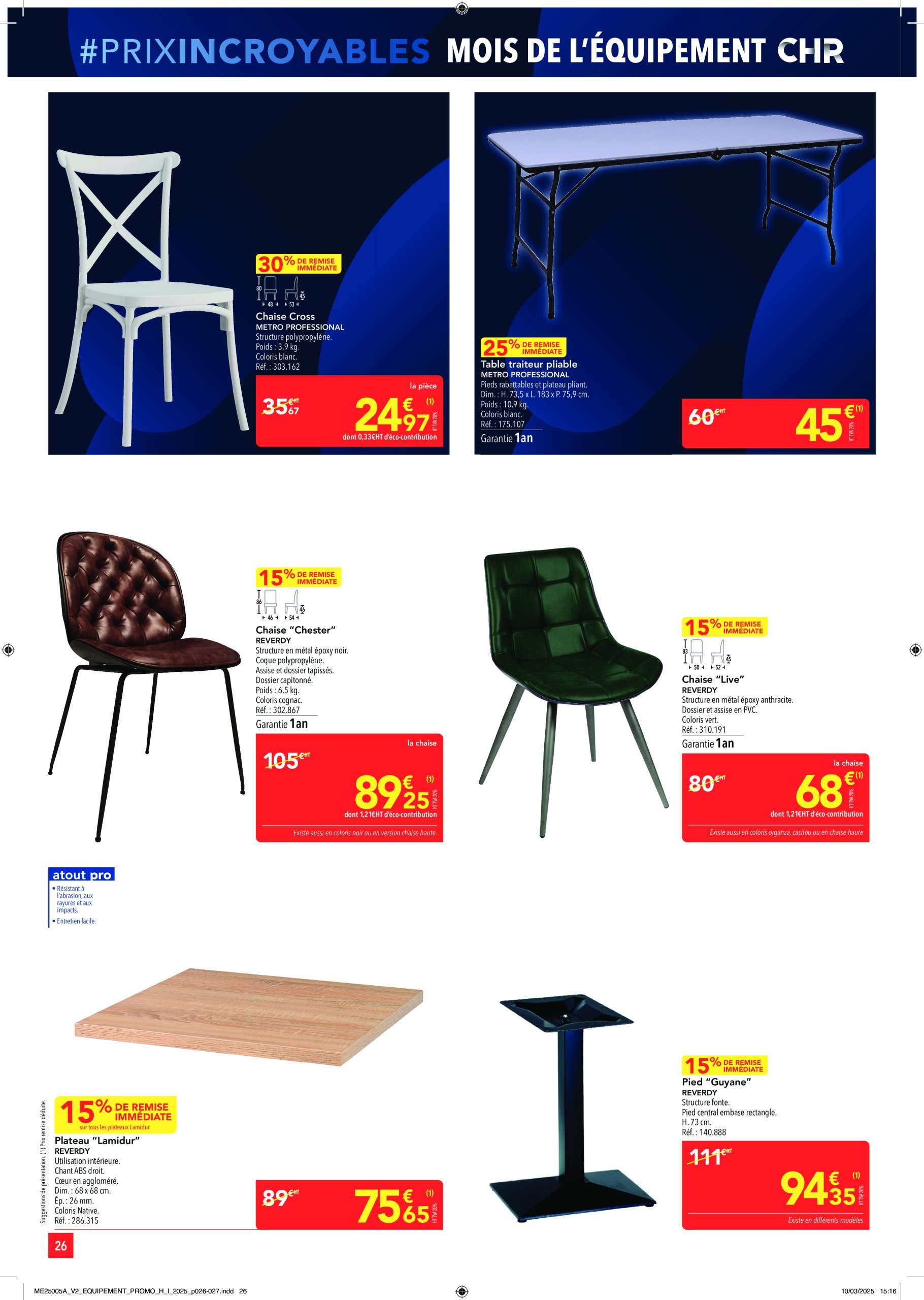 metro - Catalogue Metro - Équipement valable dès 27/03 - 23/04 - page: 26