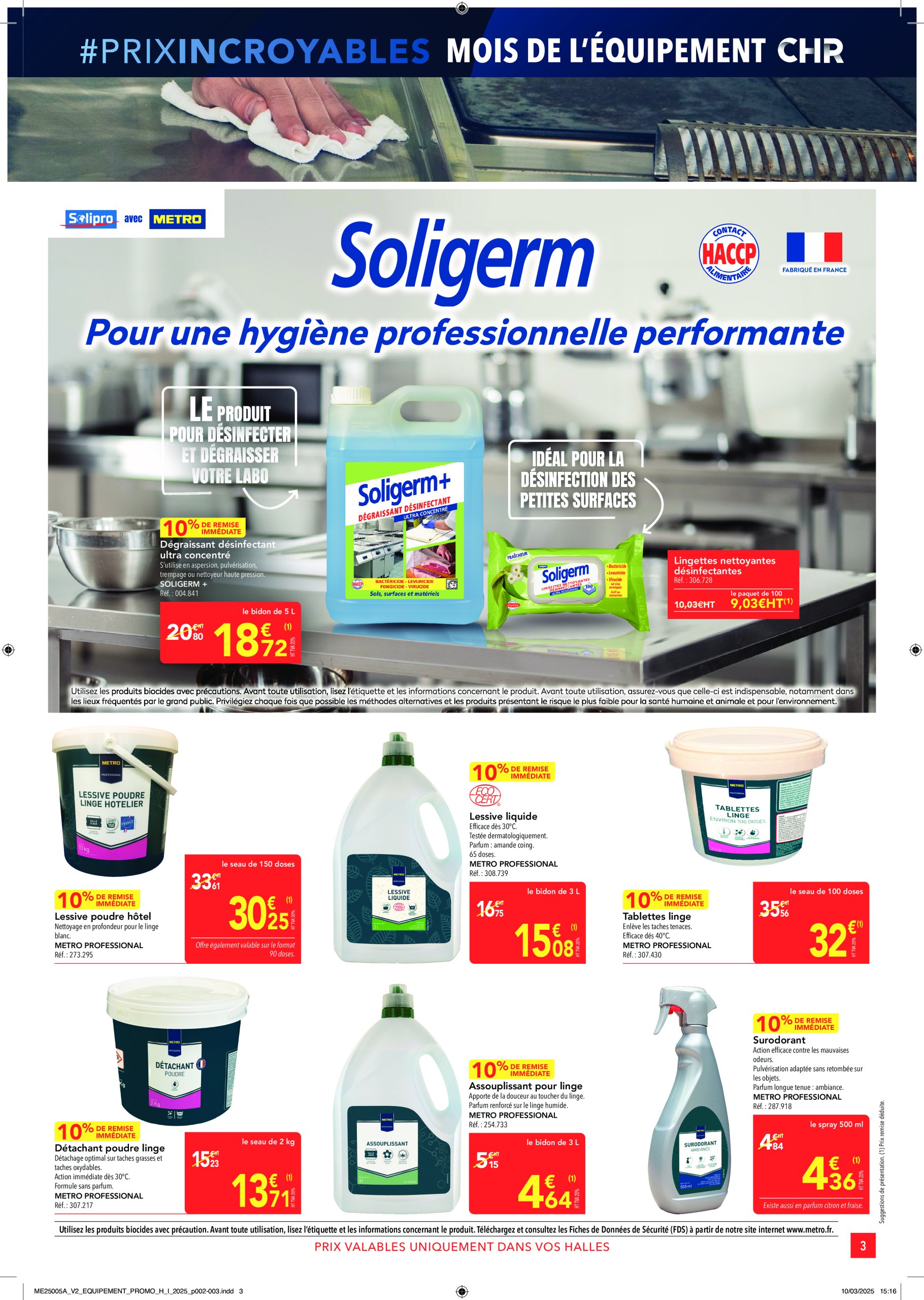 metro - Catalogue Metro - Équipement valable dès 27/03 - 23/04 - page: 3