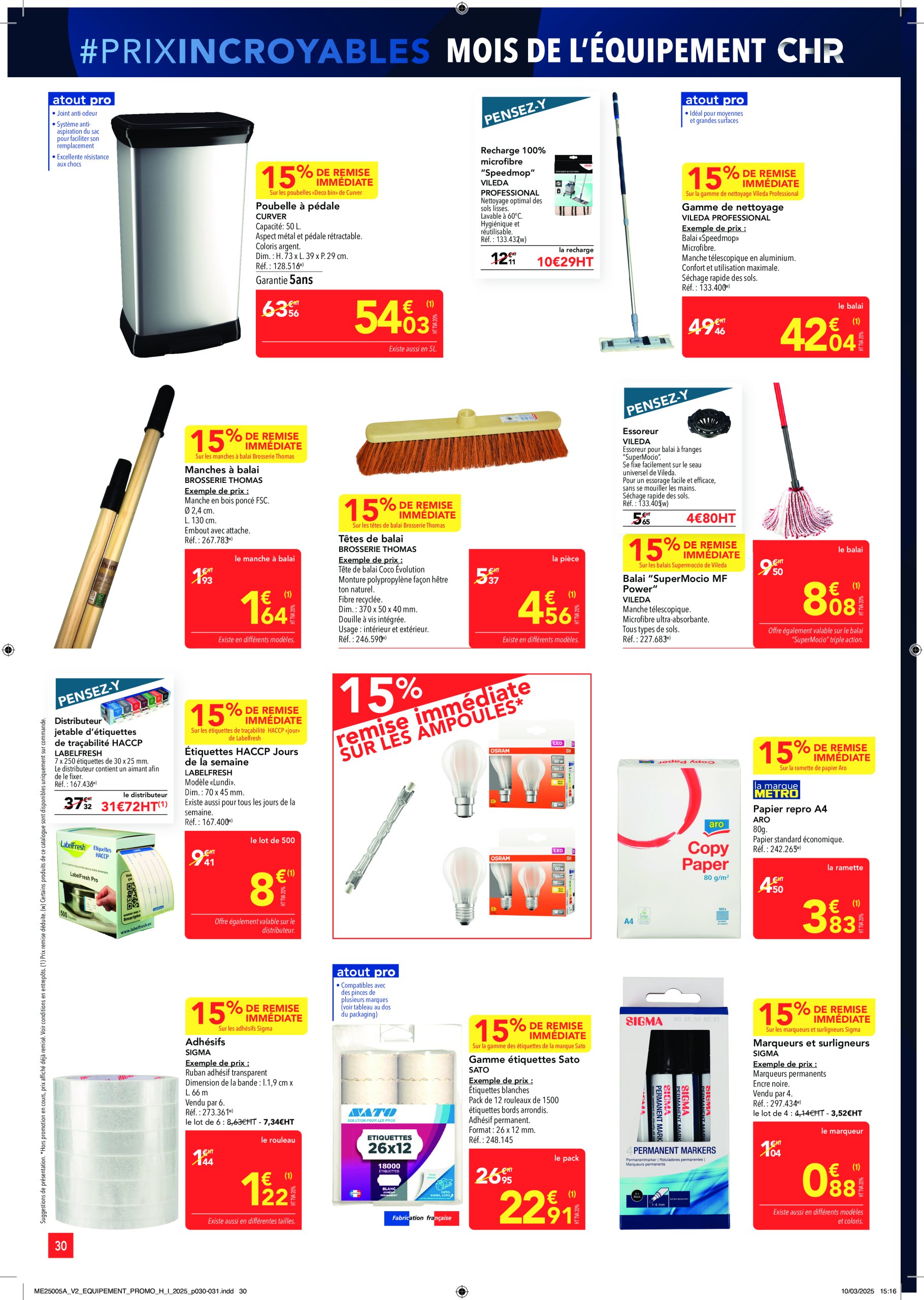 metro - Catalogue Metro - Équipement valable dès 27/03 - 23/04 - page: 30