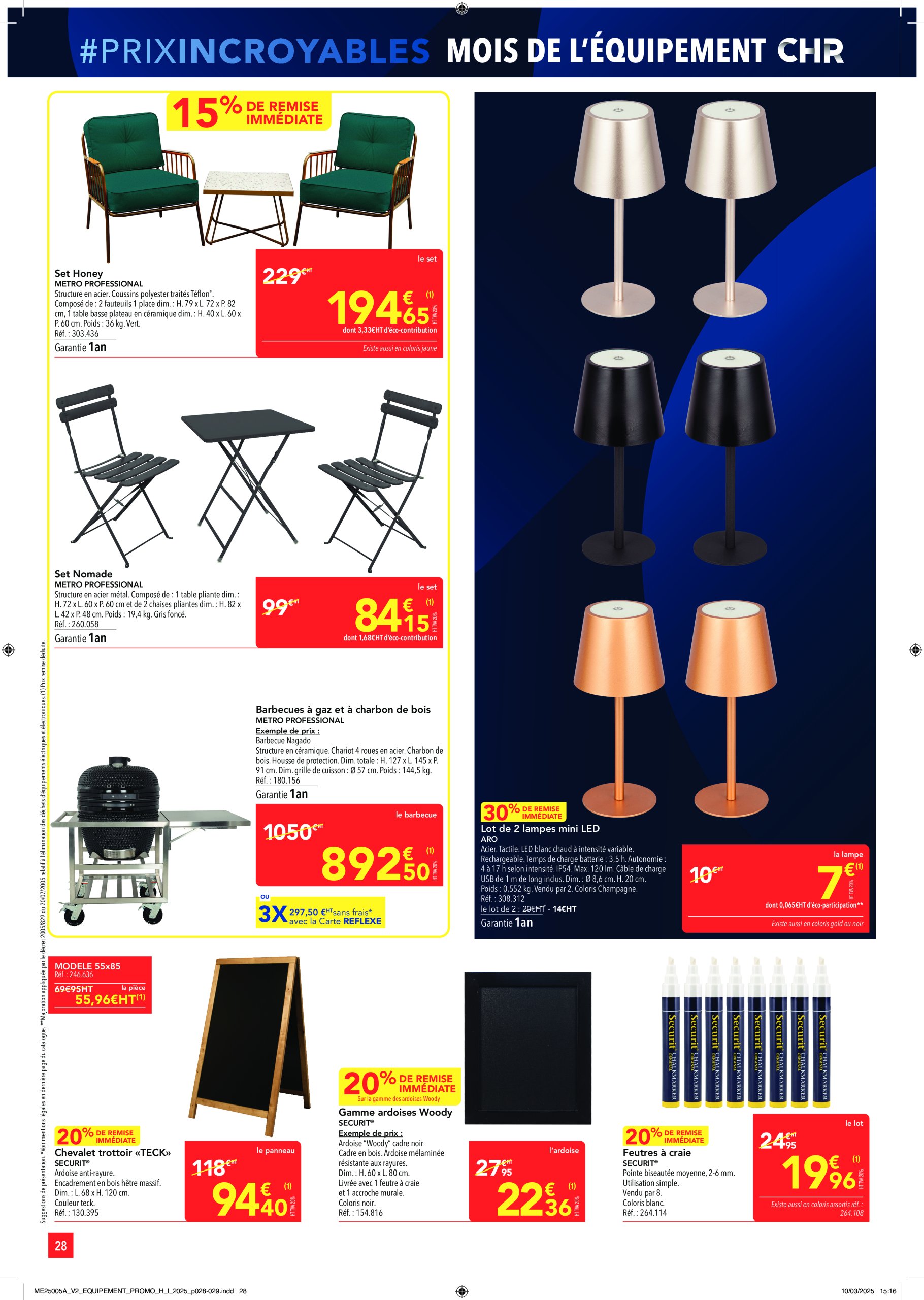 metro - Catalogue Metro - Équipement valable dès 27/03 - 23/04 - page: 28