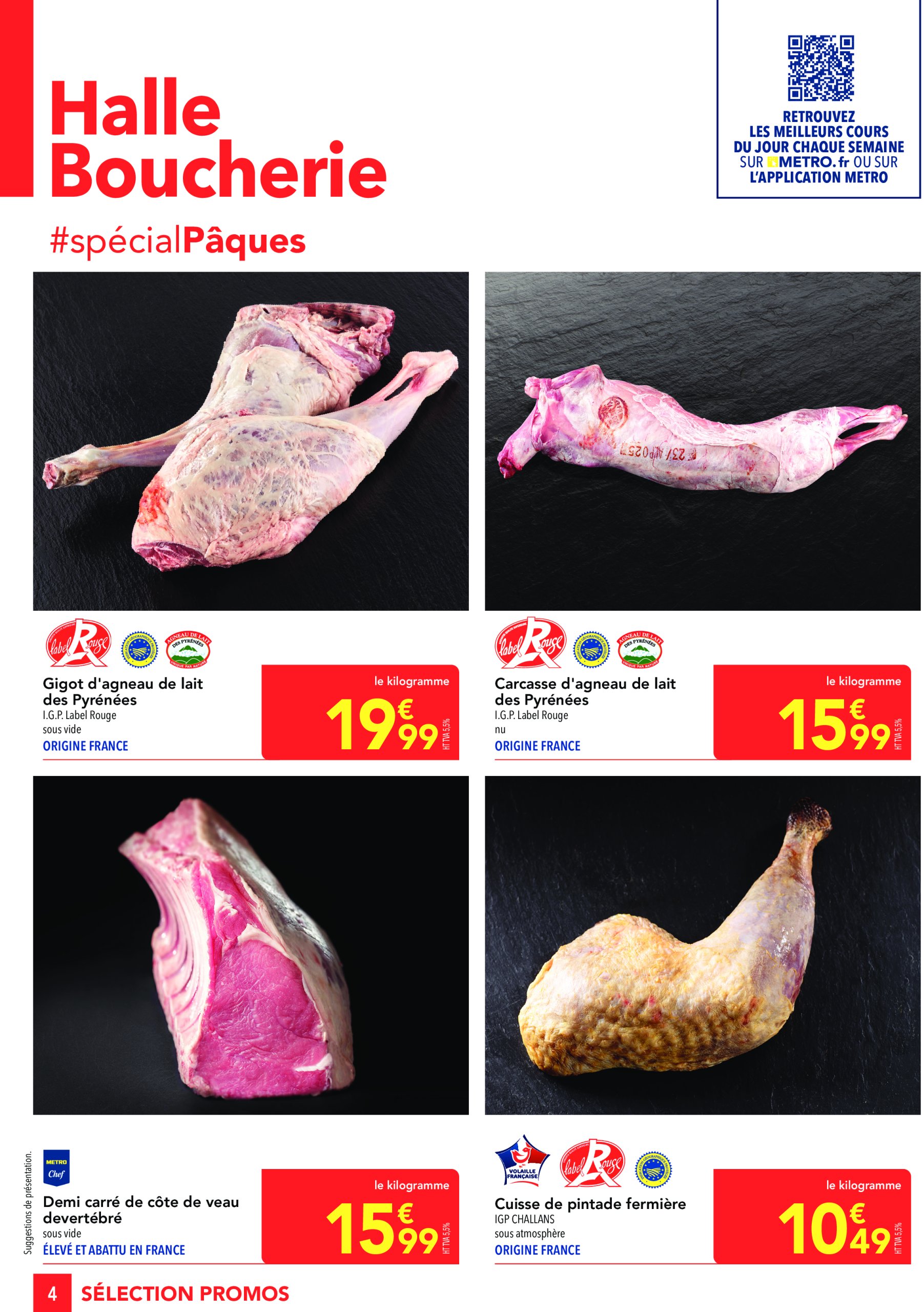 metro - Catalogue Metro - Sélection Promos Traiteurs valable dès 27/03 - 23/04 - page: 4