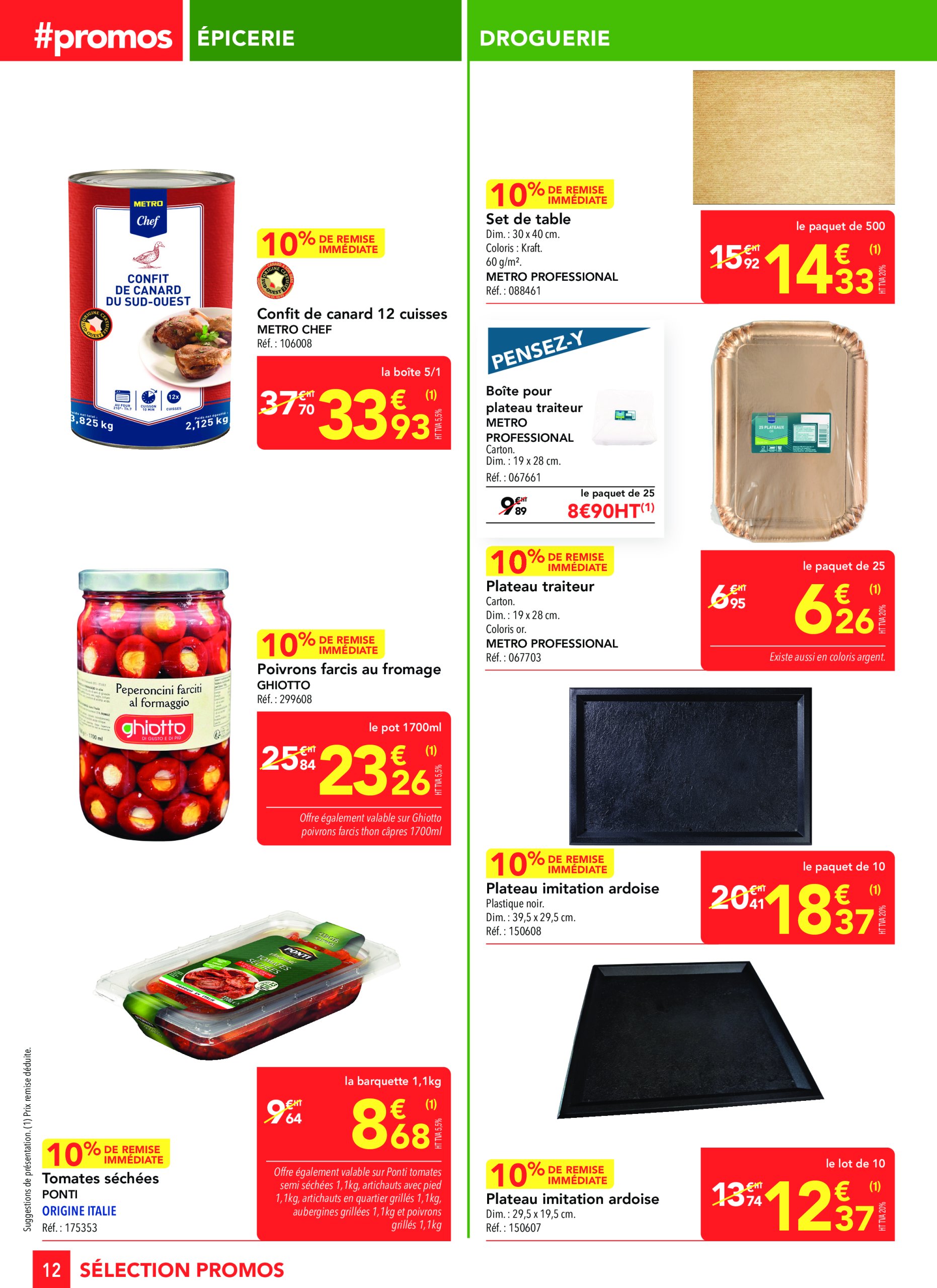 metro - Catalogue Metro - Sélection Promos Traiteurs valable dès 27/03 - 23/04 - page: 12