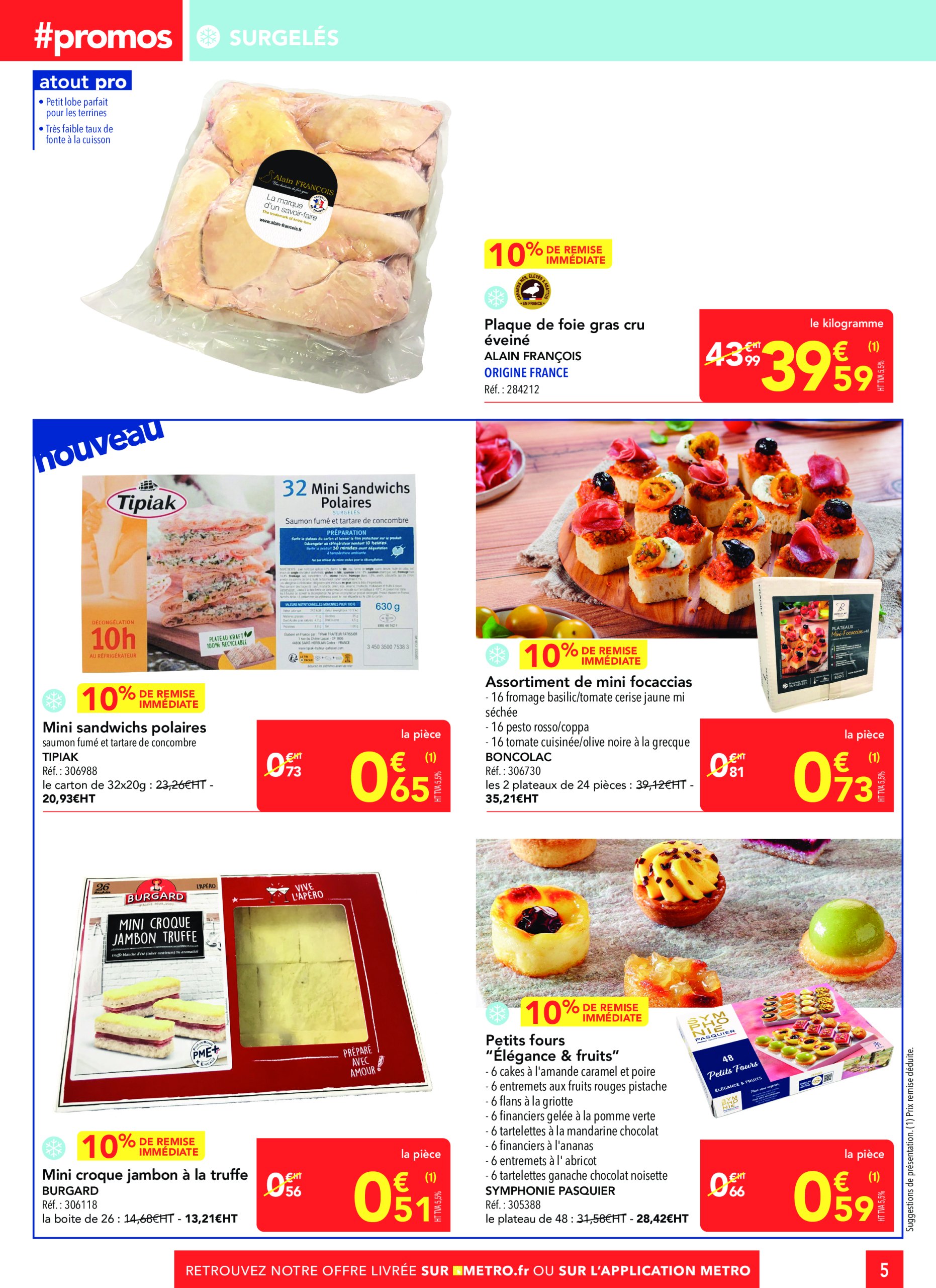metro - Catalogue Metro - Sélection Promos Traiteurs valable dès 27/03 - 23/04 - page: 5
