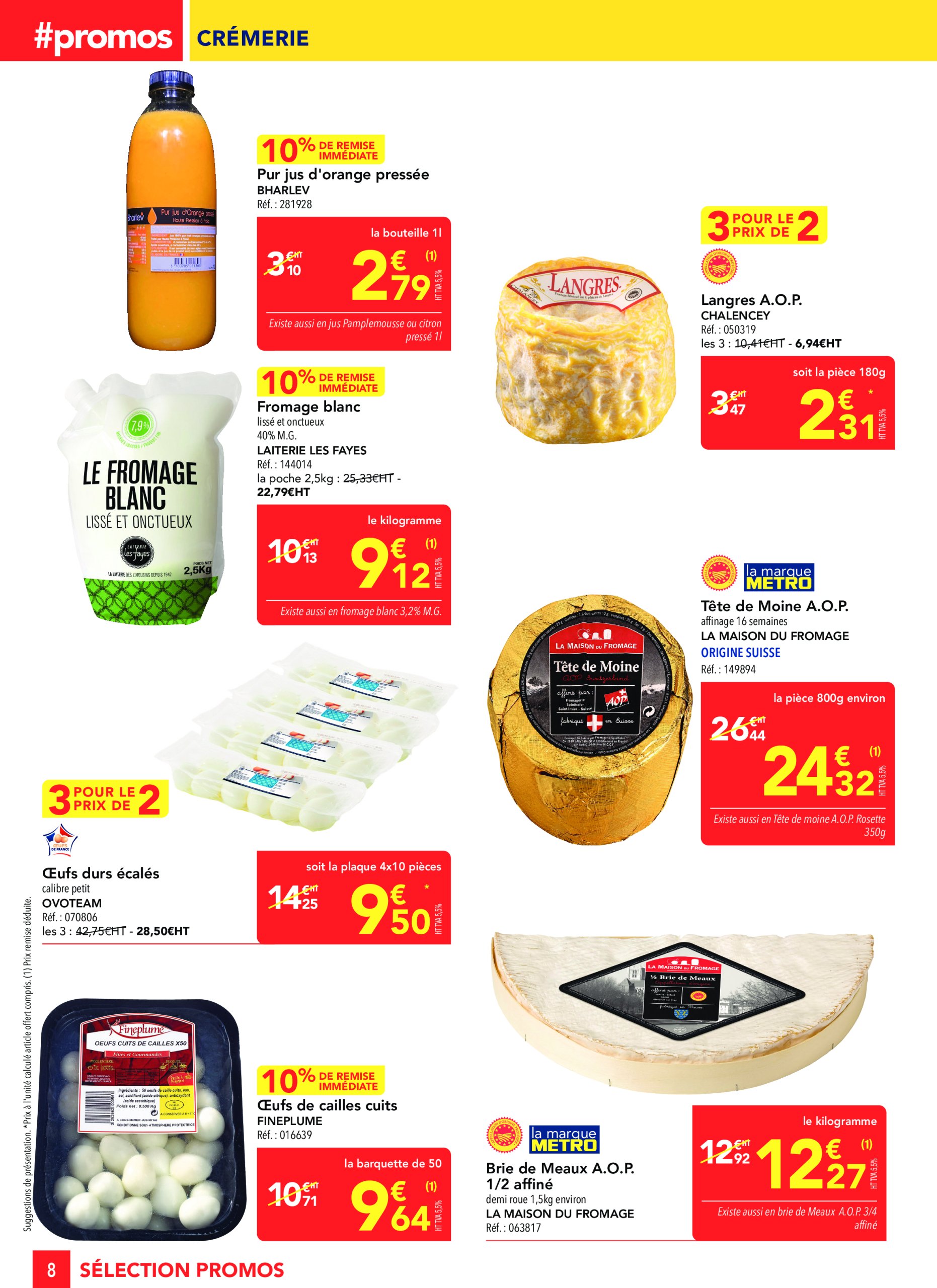 metro - Catalogue Metro - Sélection Promos Traiteurs valable dès 27/03 - 23/04 - page: 8