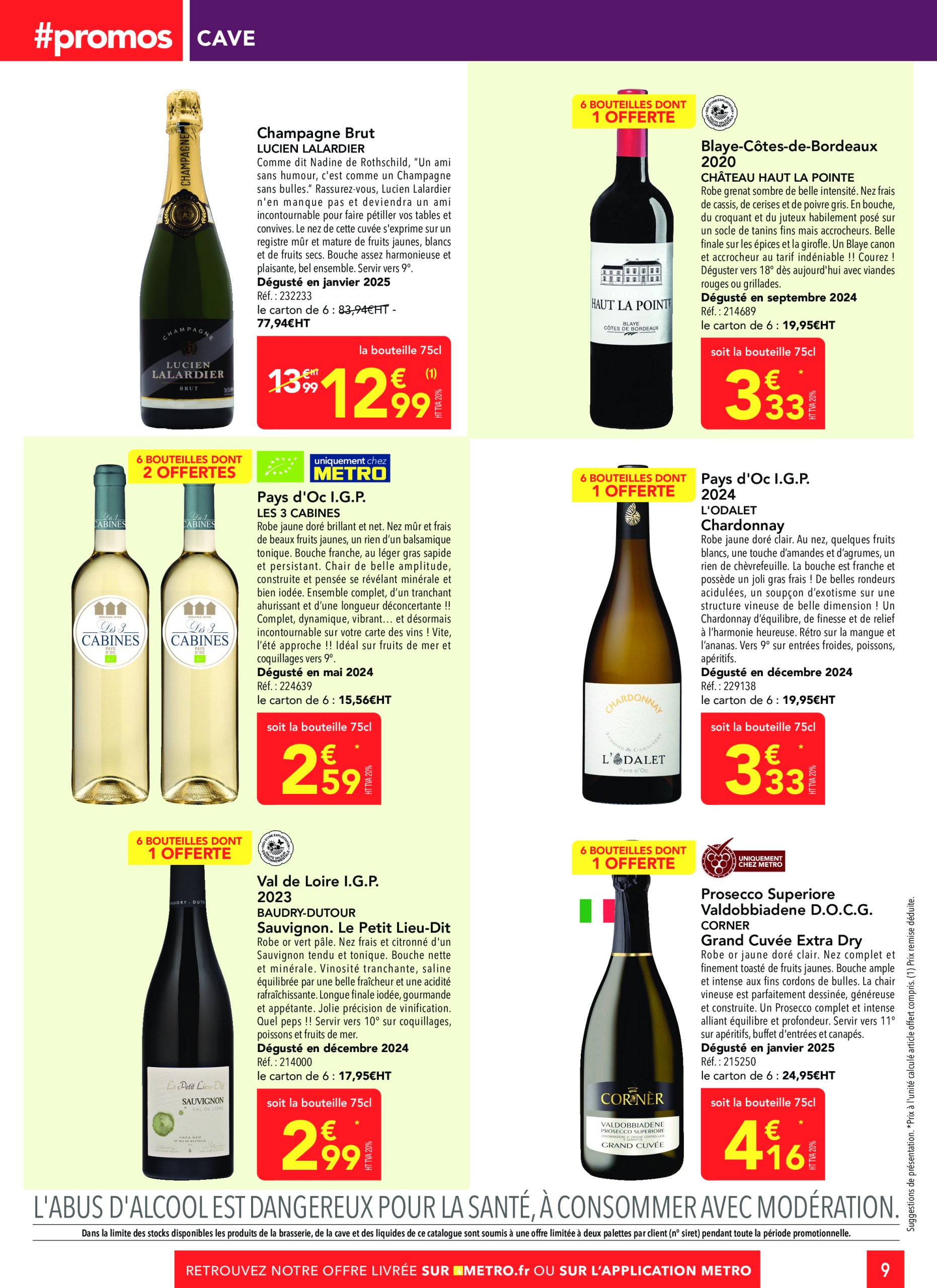 metro - Catalogue Metro - Sélection Promos Traiteurs valable dès 27/03 - 23/04 - page: 9