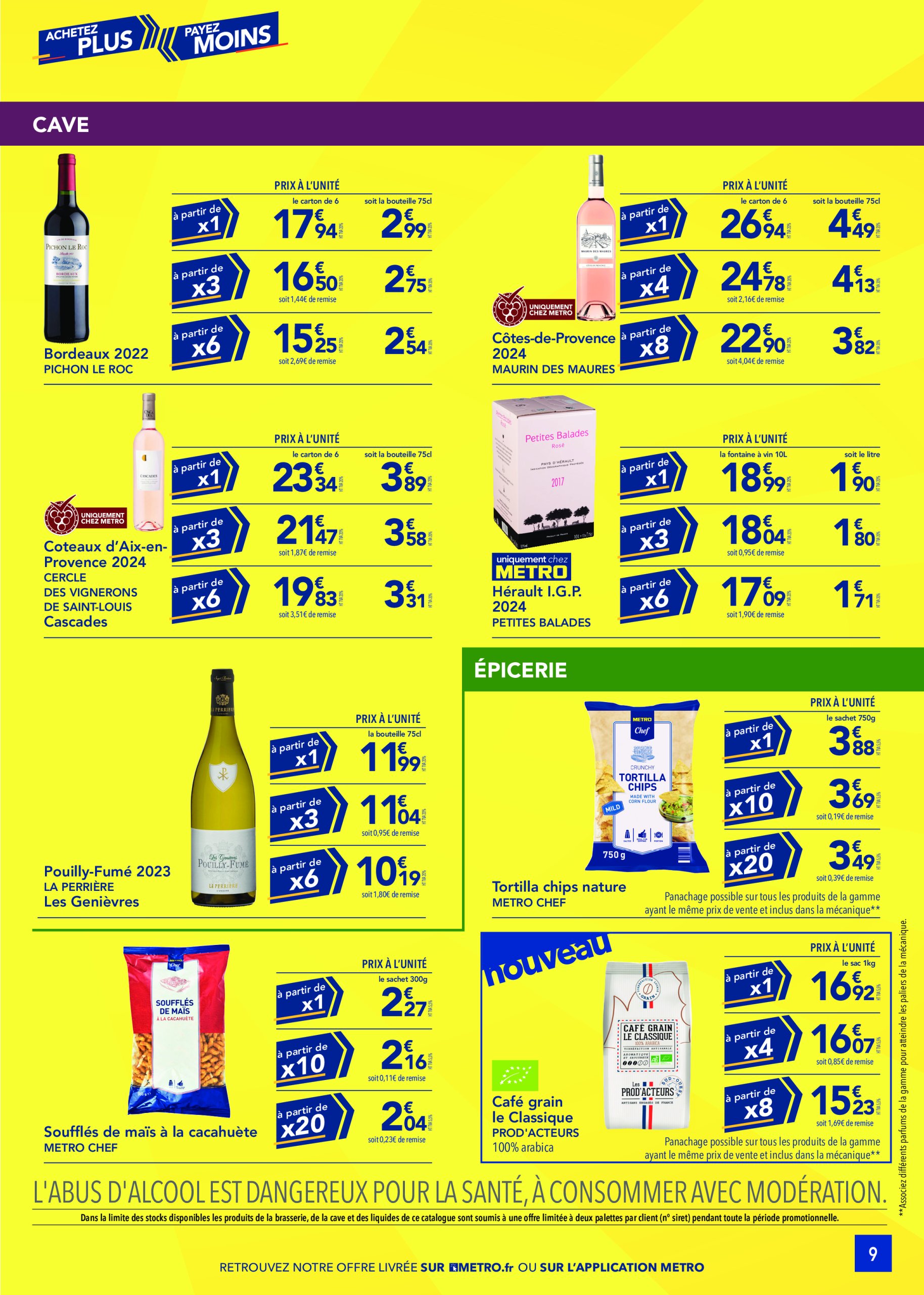 metro - Catalogue Metro - Achetez plus, Payez moins valable dès 27/03 - 23/04 - page: 9
