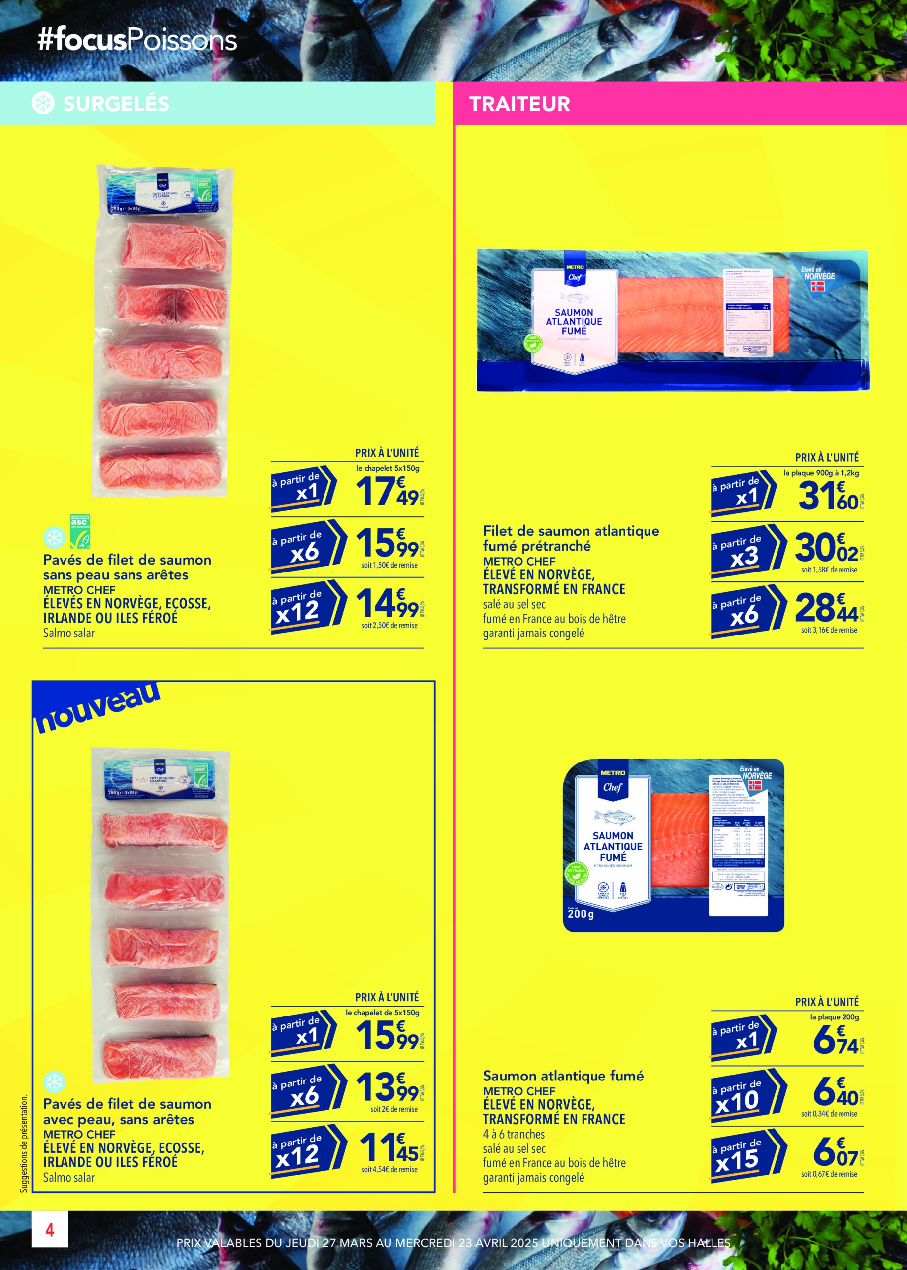 metro - Catalogue Metro - Achetez plus, Payez moins valable dès 27/03 - 23/04 - page: 4