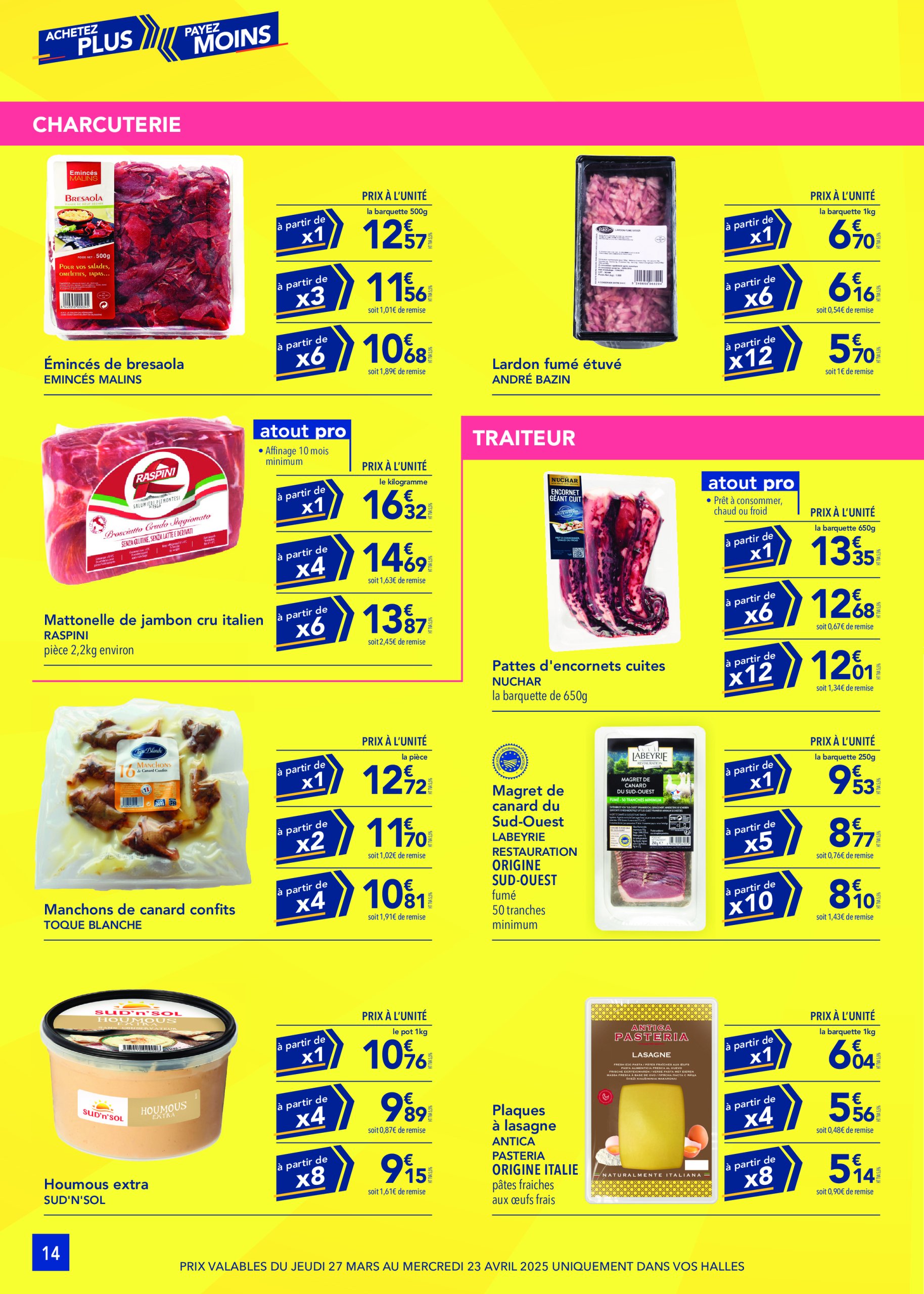 metro - Catalogue Metro - Achetez plus, Payez moins valable dès 27/03 - 23/04 - page: 14