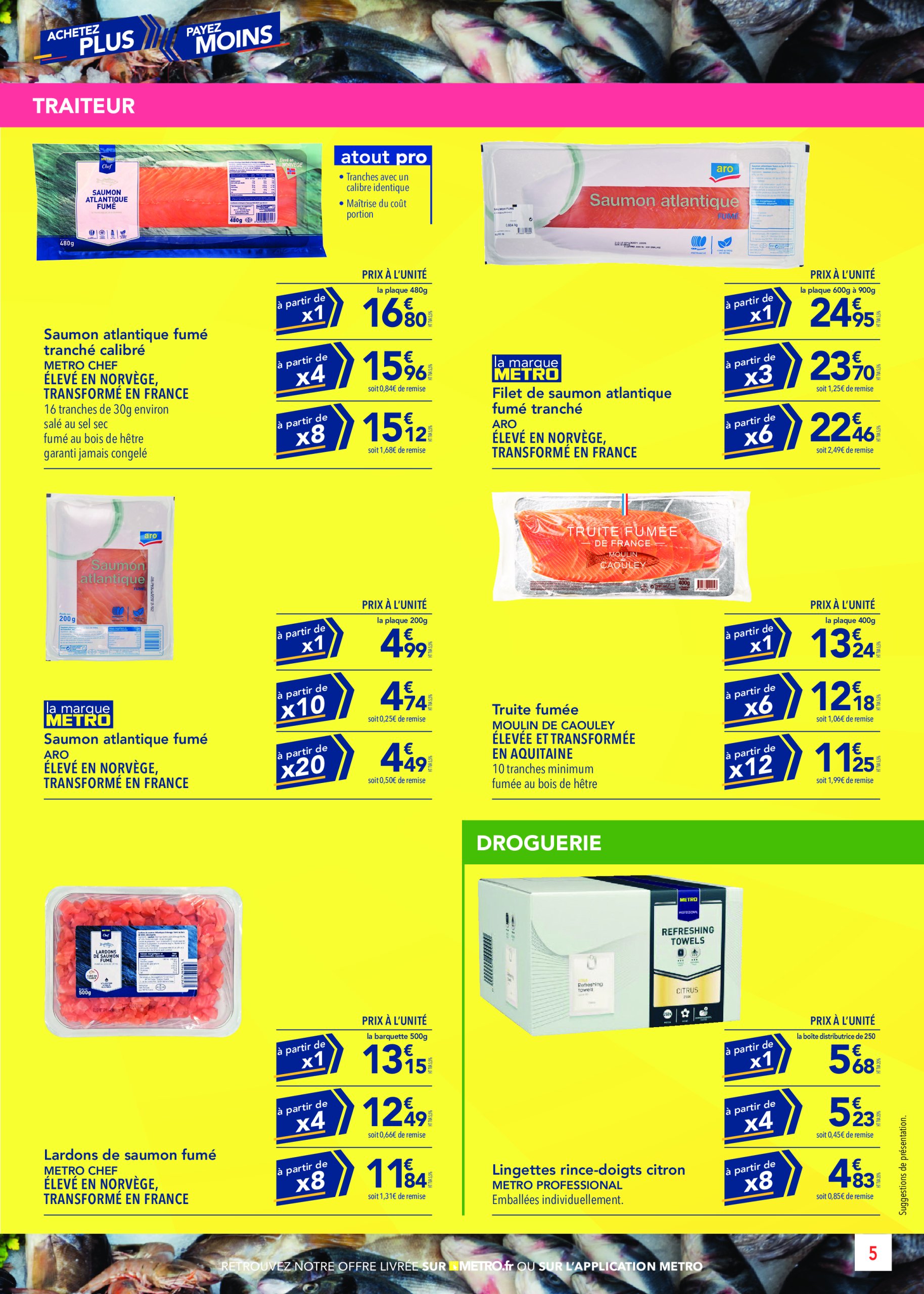 metro - Catalogue Metro - Achetez plus, Payez moins valable dès 27/03 - 23/04 - page: 5