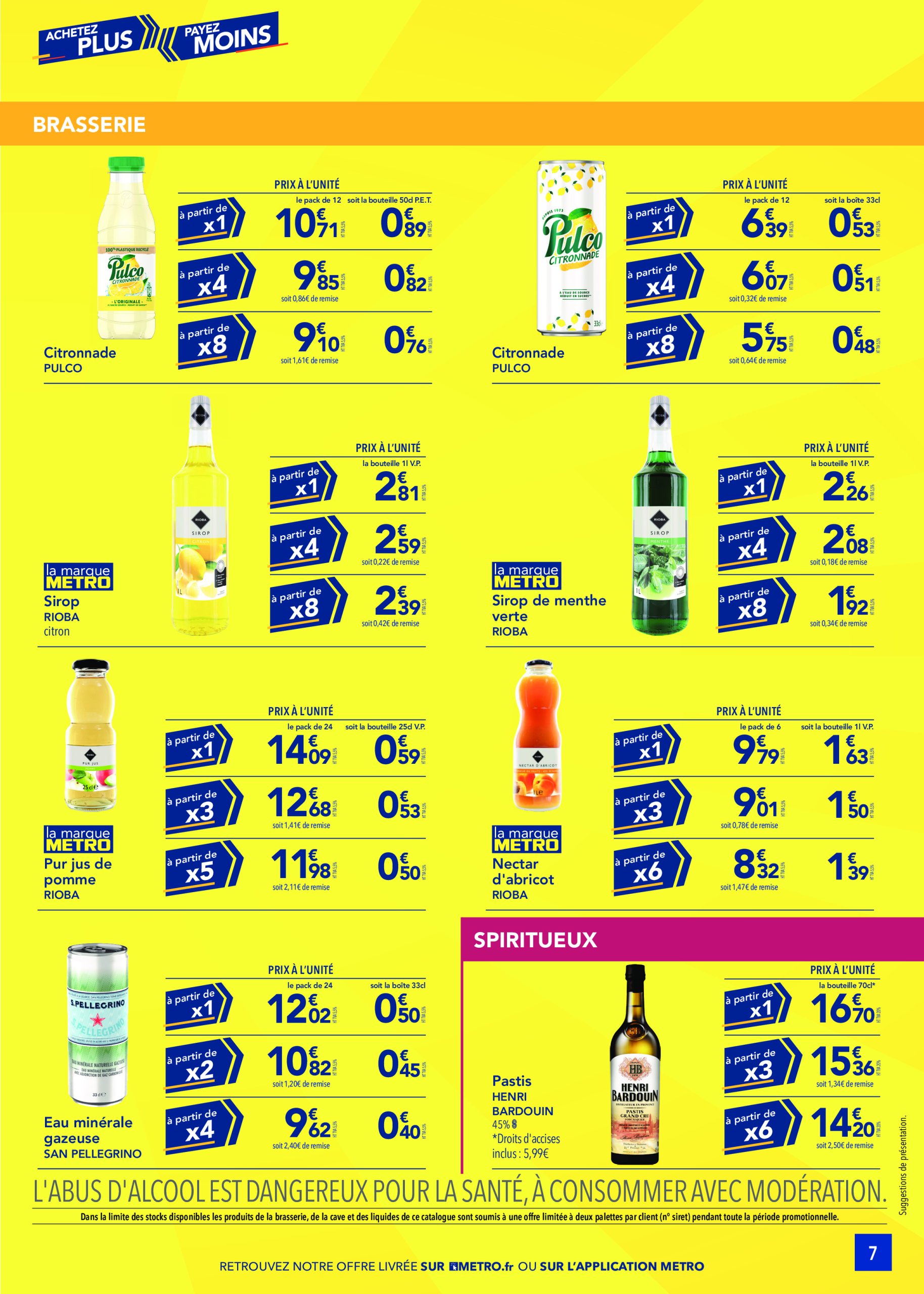 metro - Catalogue Metro - Achetez plus, Payez moins valable dès 27/03 - 23/04 - page: 7