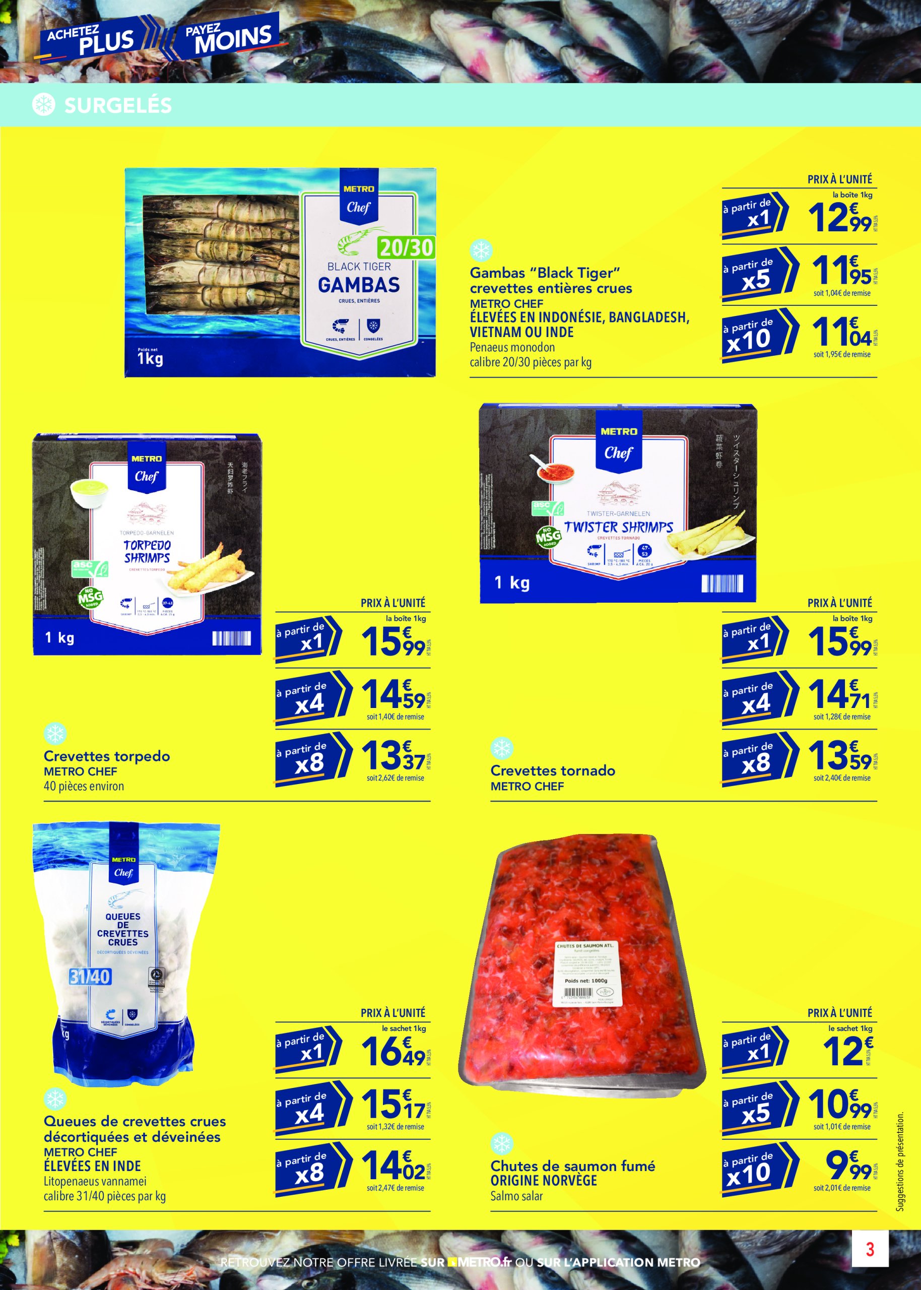 metro - Catalogue Metro - Achetez plus, Payez moins valable dès 27/03 - 23/04 - page: 3