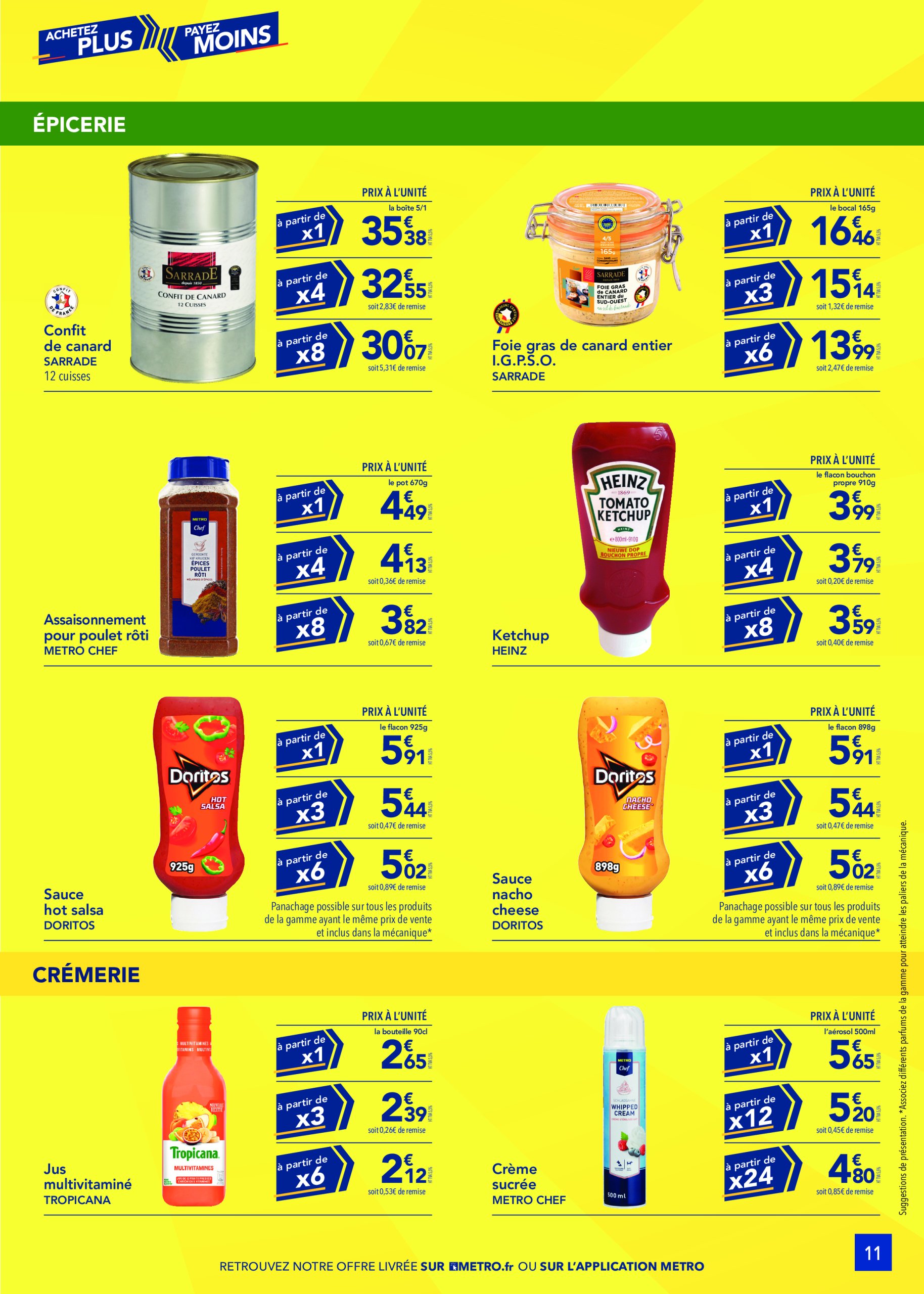 metro - Catalogue Metro - Achetez plus, Payez moins valable dès 27/03 - 23/04 - page: 11