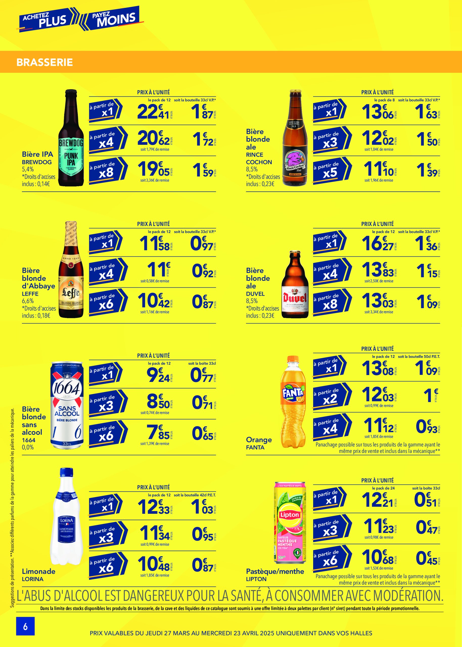 metro - Catalogue Metro - Achetez plus, Payez moins valable dès 27/03 - 23/04 - page: 6