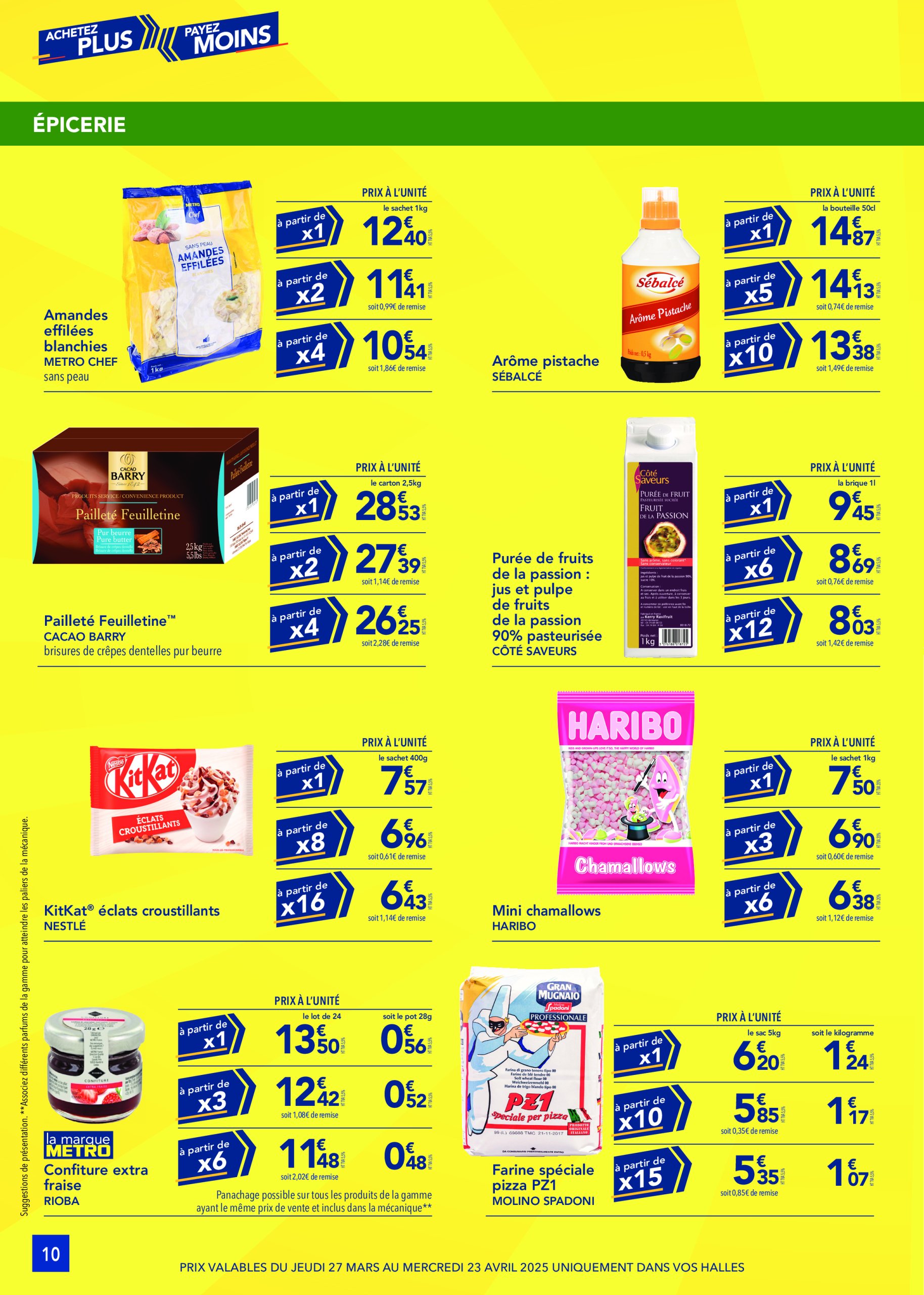 metro - Catalogue Metro - Achetez plus, Payez moins valable dès 27/03 - 23/04 - page: 10