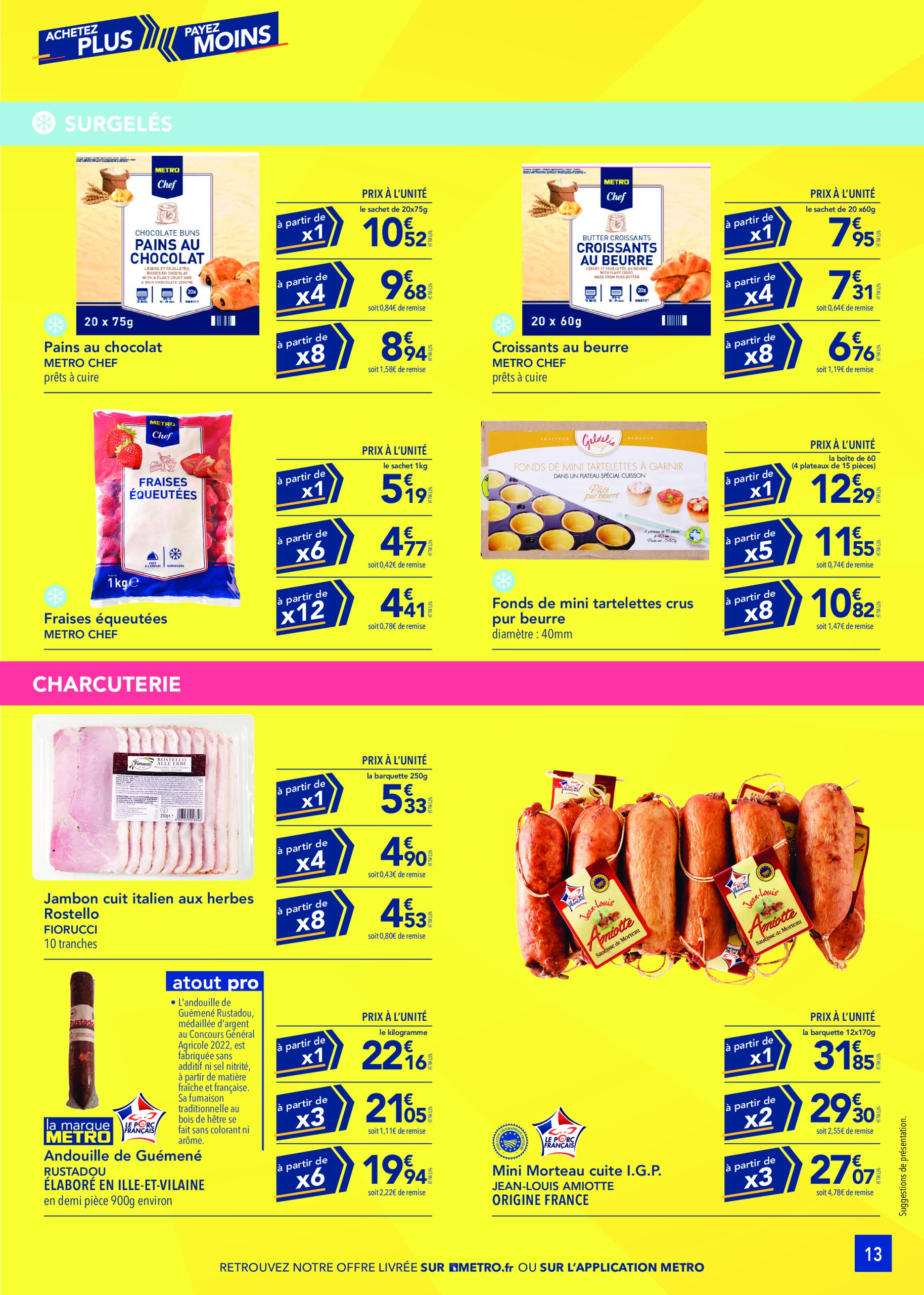 metro - Catalogue Metro - Achetez plus, Payez moins valable dès 27/03 - 23/04 - page: 13