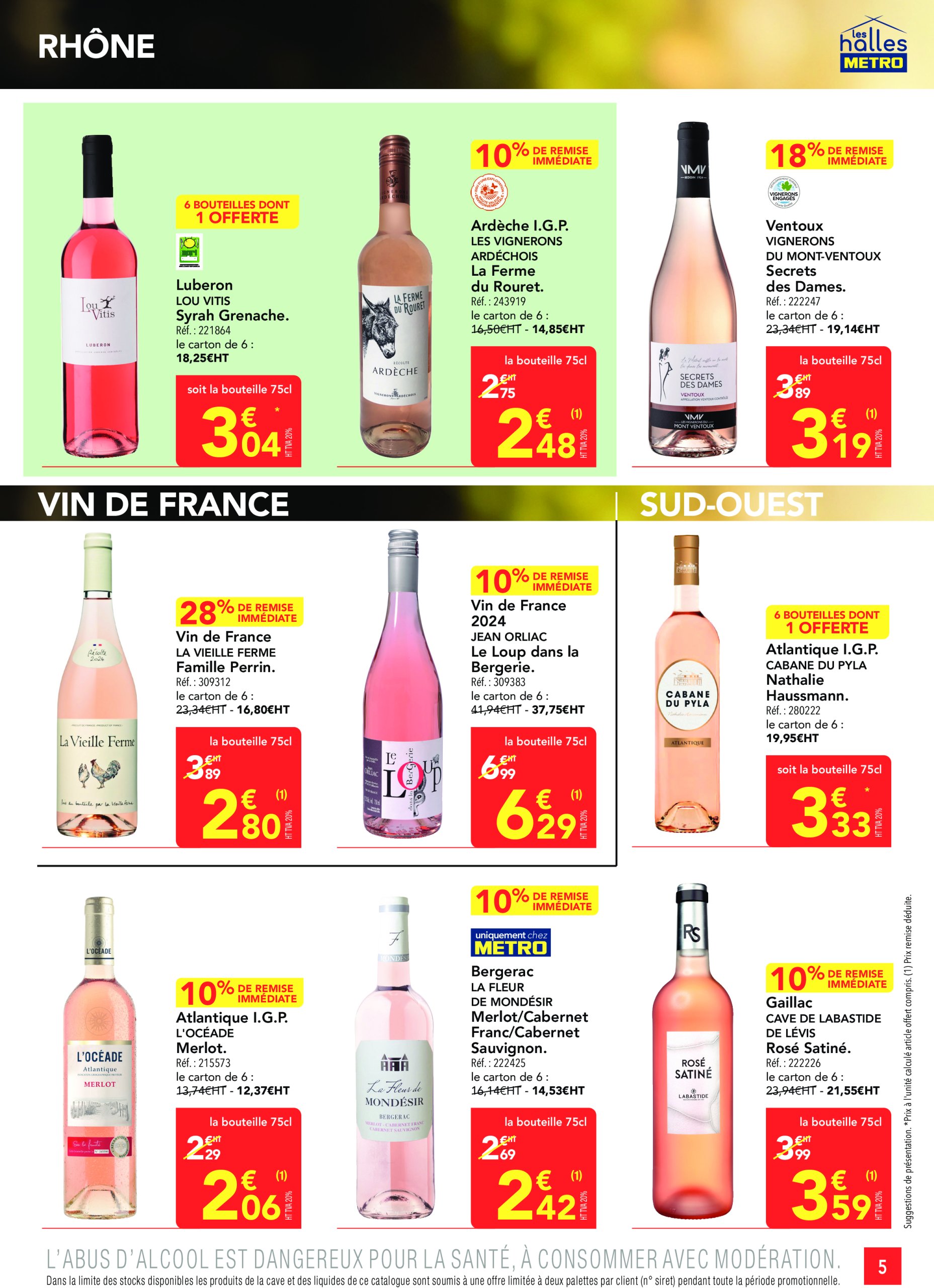 metro - Catalogue Metro - Rosés valable dès 27/03 - 23/04 - page: 5