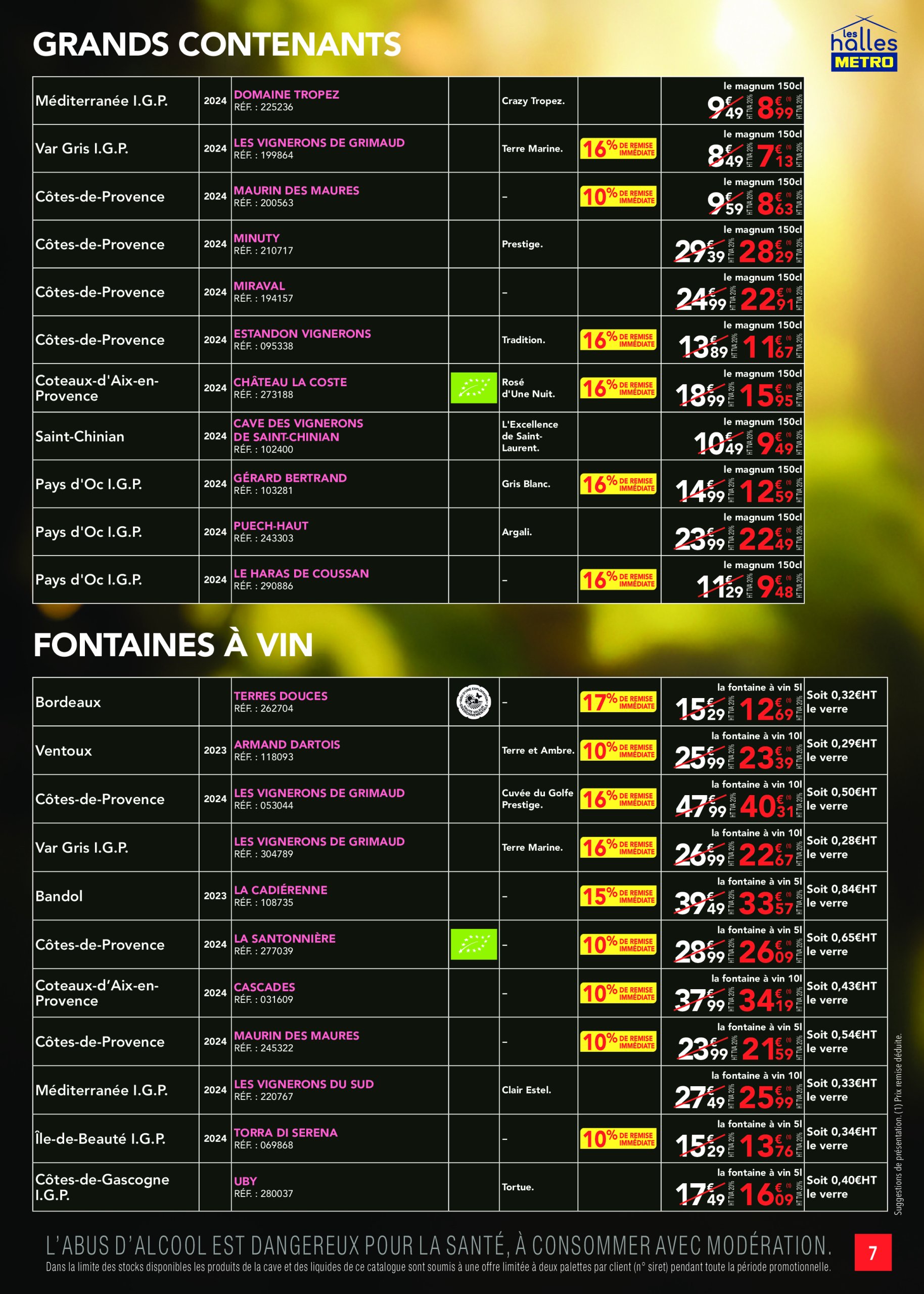 metro - Catalogue Metro - Rosés valable dès 27/03 - 23/04 - page: 7