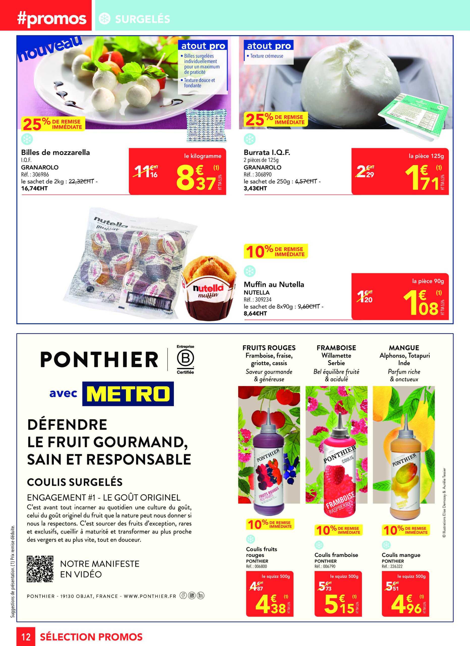 metro - Catalogue Metro - Sélection Promo Restauration valable dès 27/03 - 23/04 - page: 12 metro - Catalogue Metro - Sélection Promo Restauration valable dès 27/03 - 23/04 - page: 12