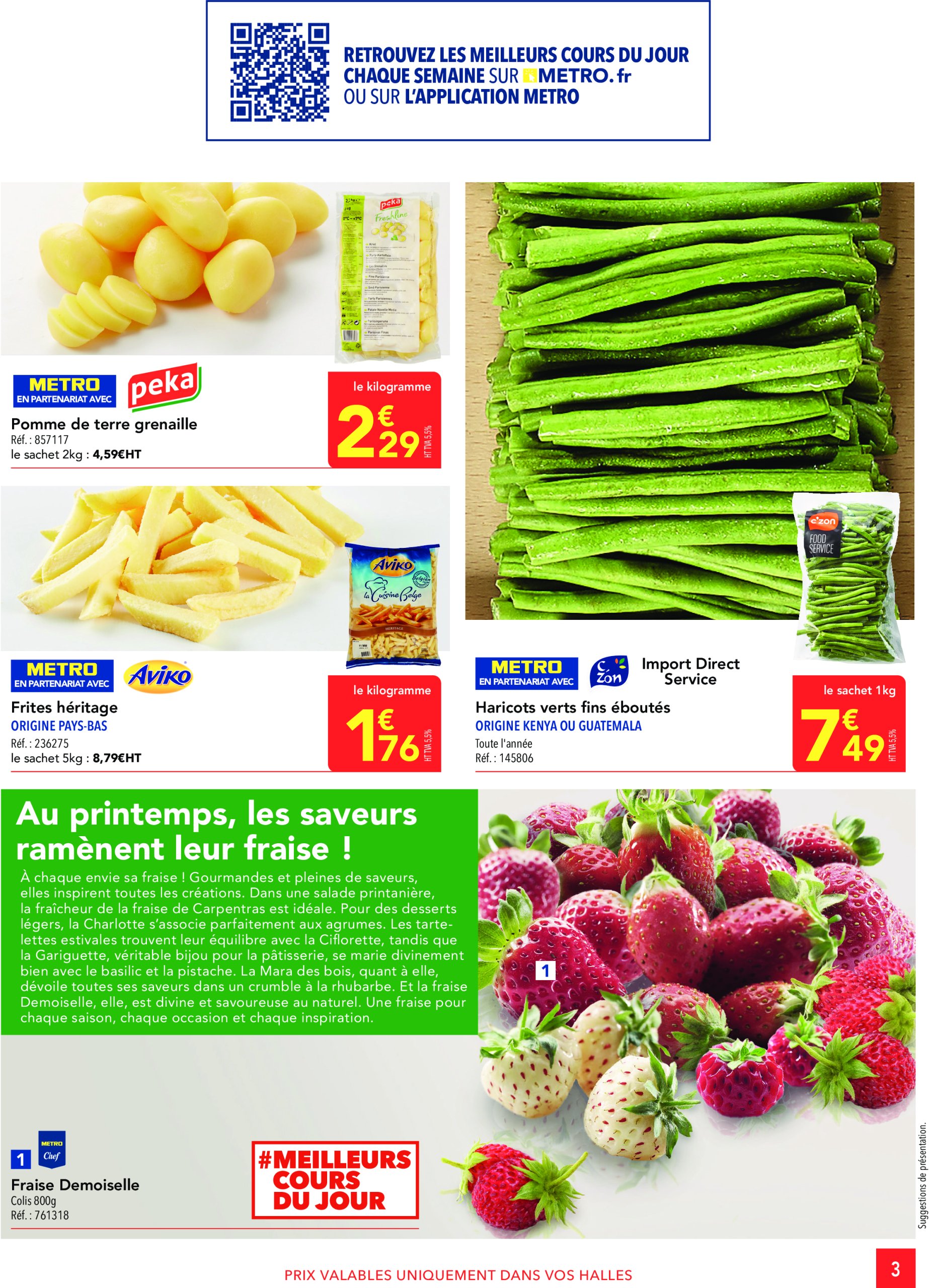 metro - Catalogue Metro - Sélection Promo Restauration valable dès 27/03 - 23/04 - page: 3 metro - Catalogue Metro - Sélection Promo Restauration valable dès 27/03 - 23/04 - page: 3